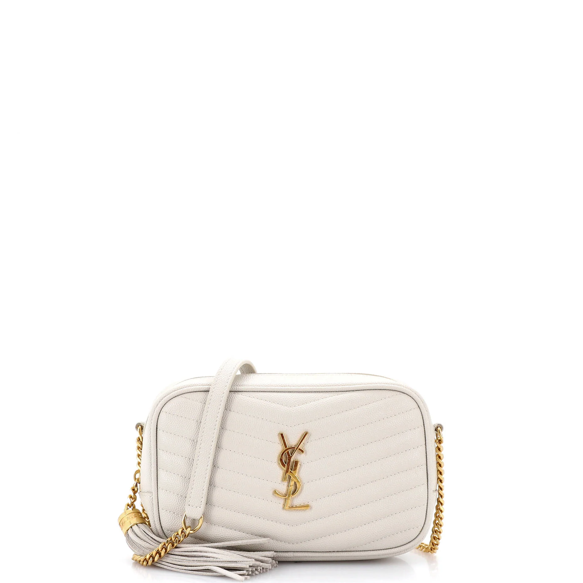 Lou Camera Bag Matelasse Chevron Leather Mini