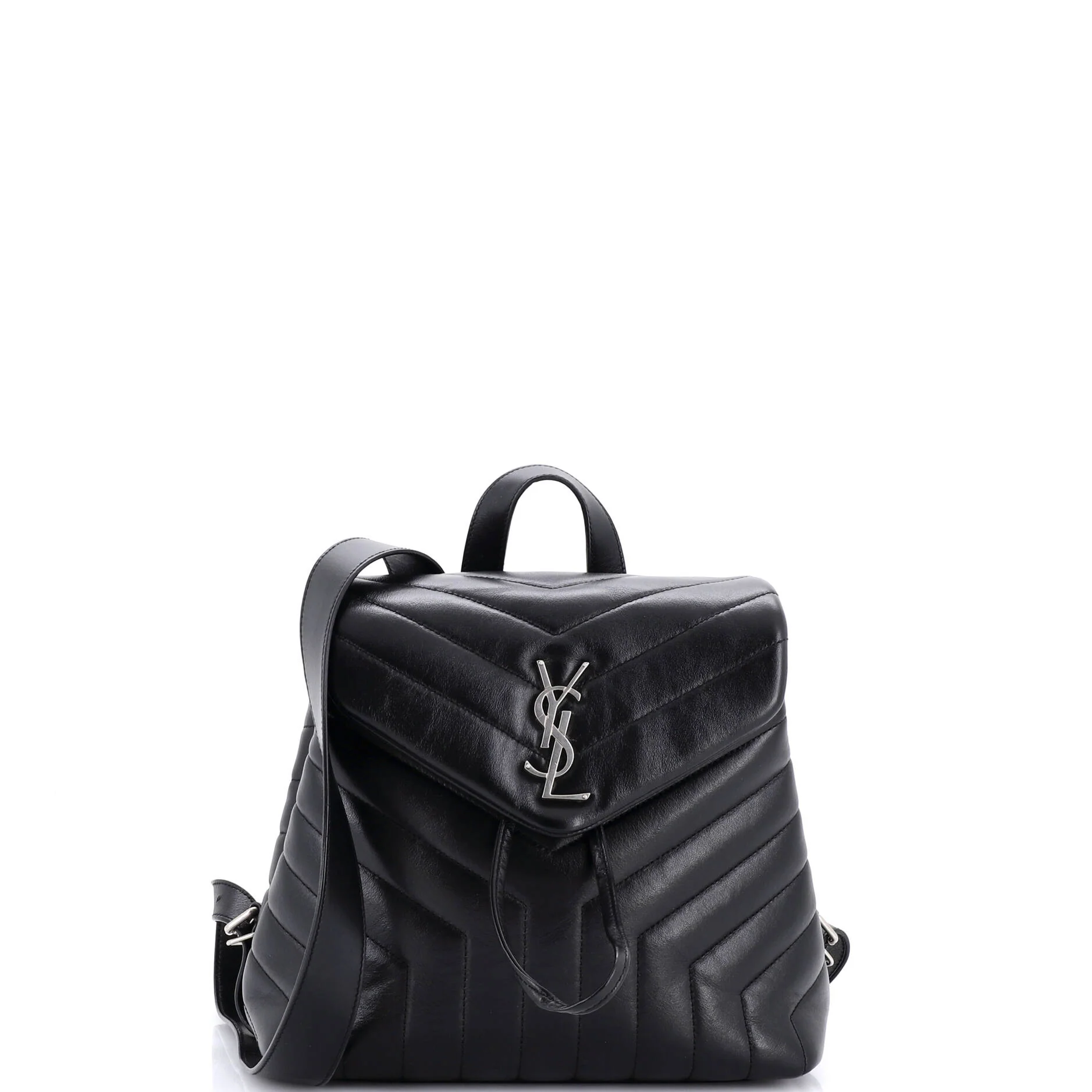 LouLou Backpack Matelasse Chevron Leather Small