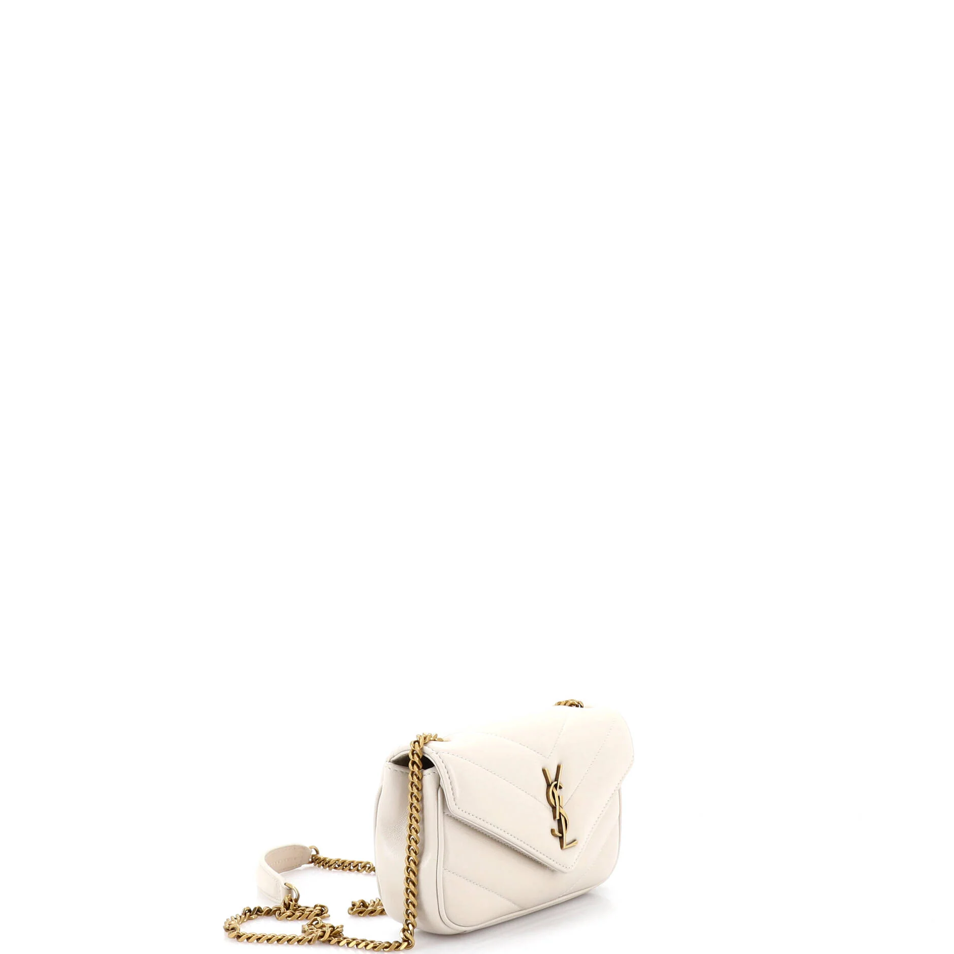 Loulou NM Shoulder Bag Matelasse Chevron Leather Mini - Image 2