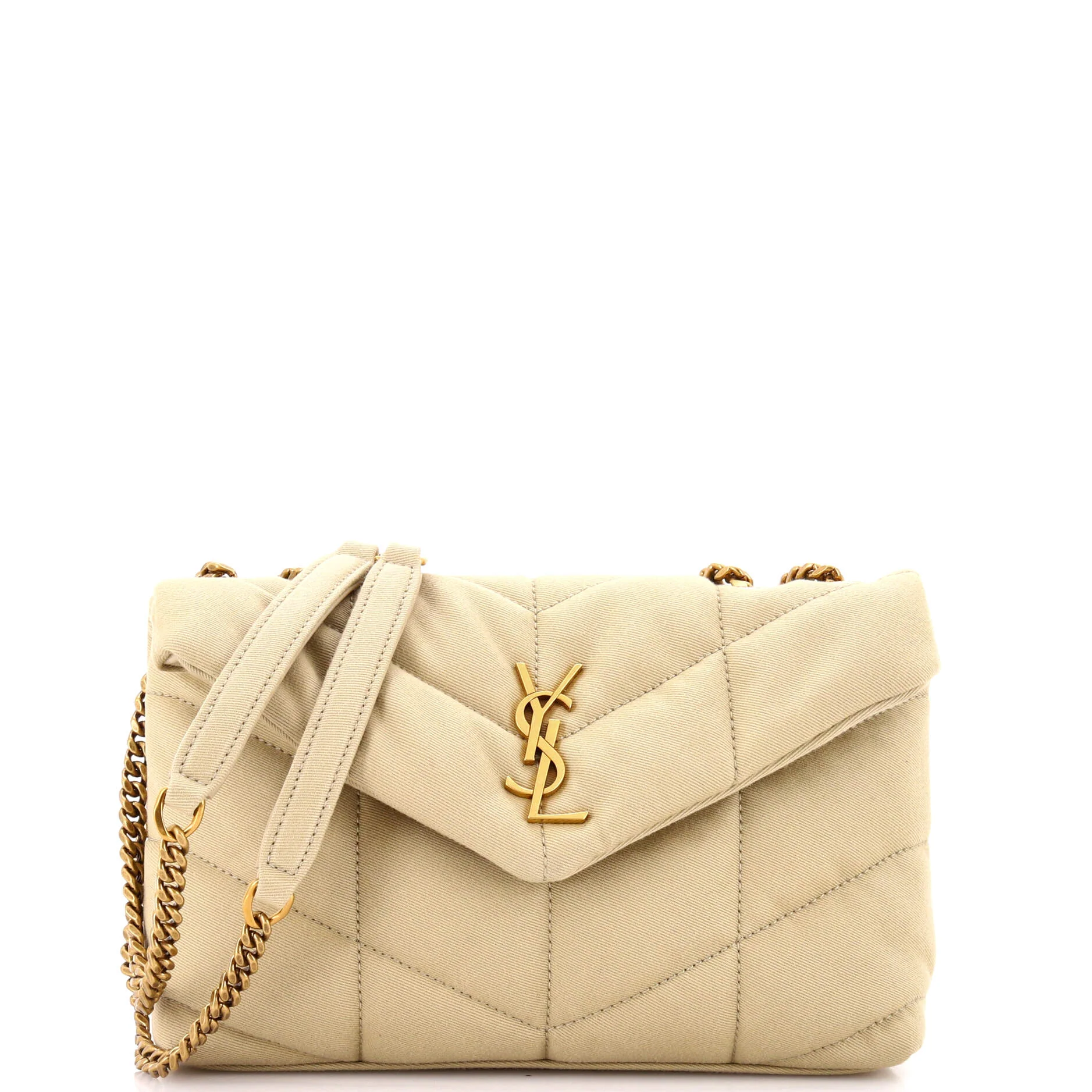 Loulou Puffer Shoulder Bag Quilted Canvas Mini