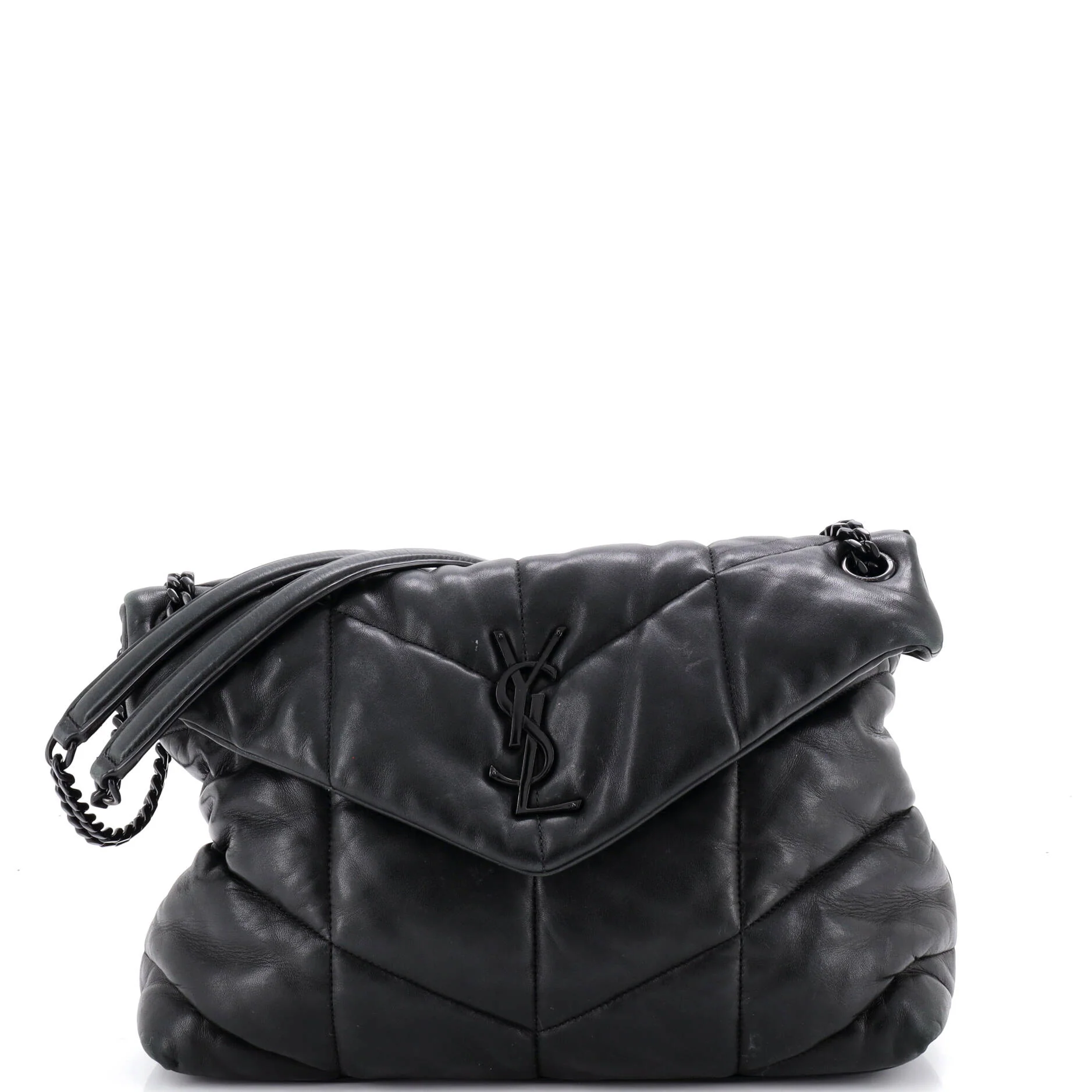 Loulou Puffer Shoulder Bag Quilted Leather Medium