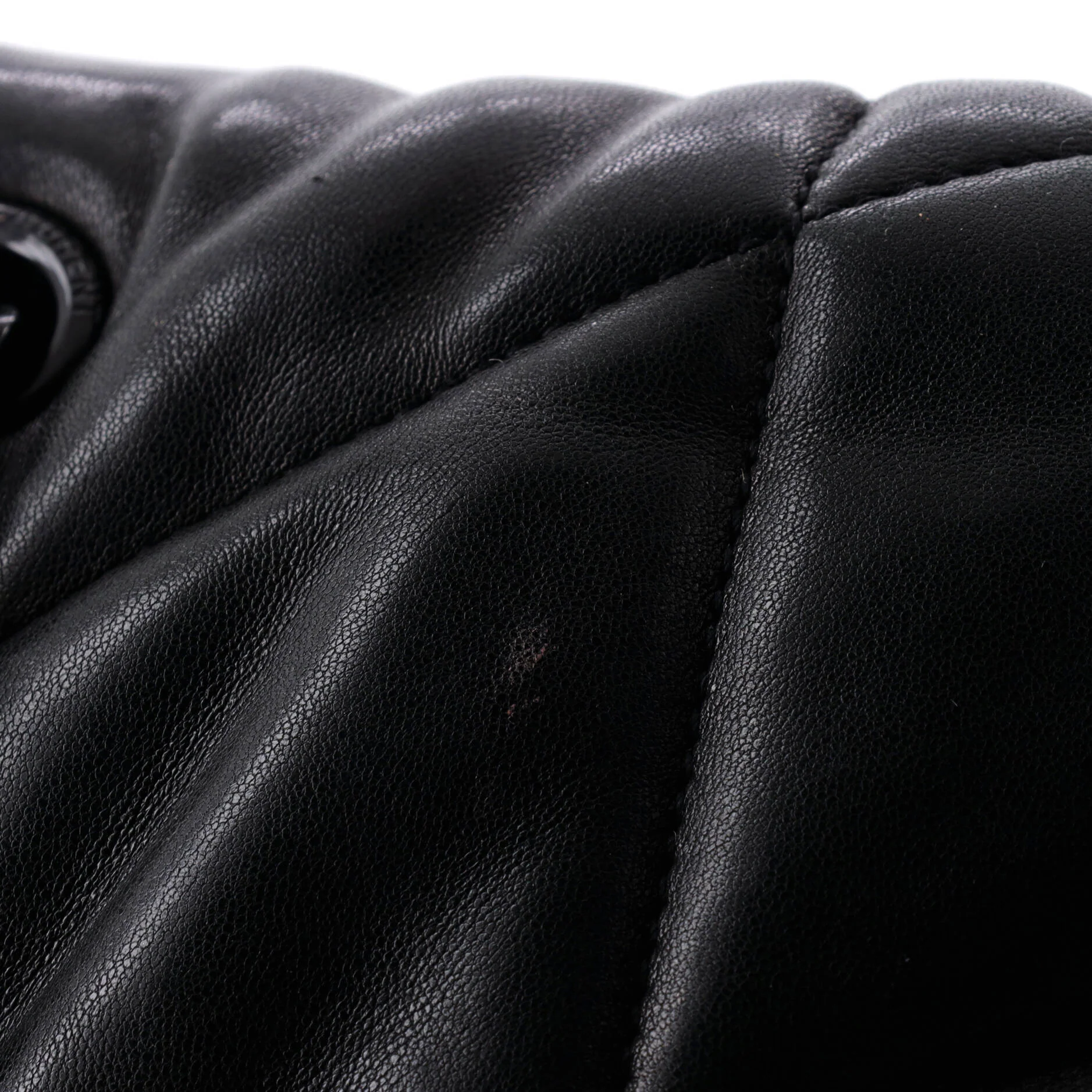 Loulou Puffer Shoulder Bag Quilted Leather Medium - Image 6