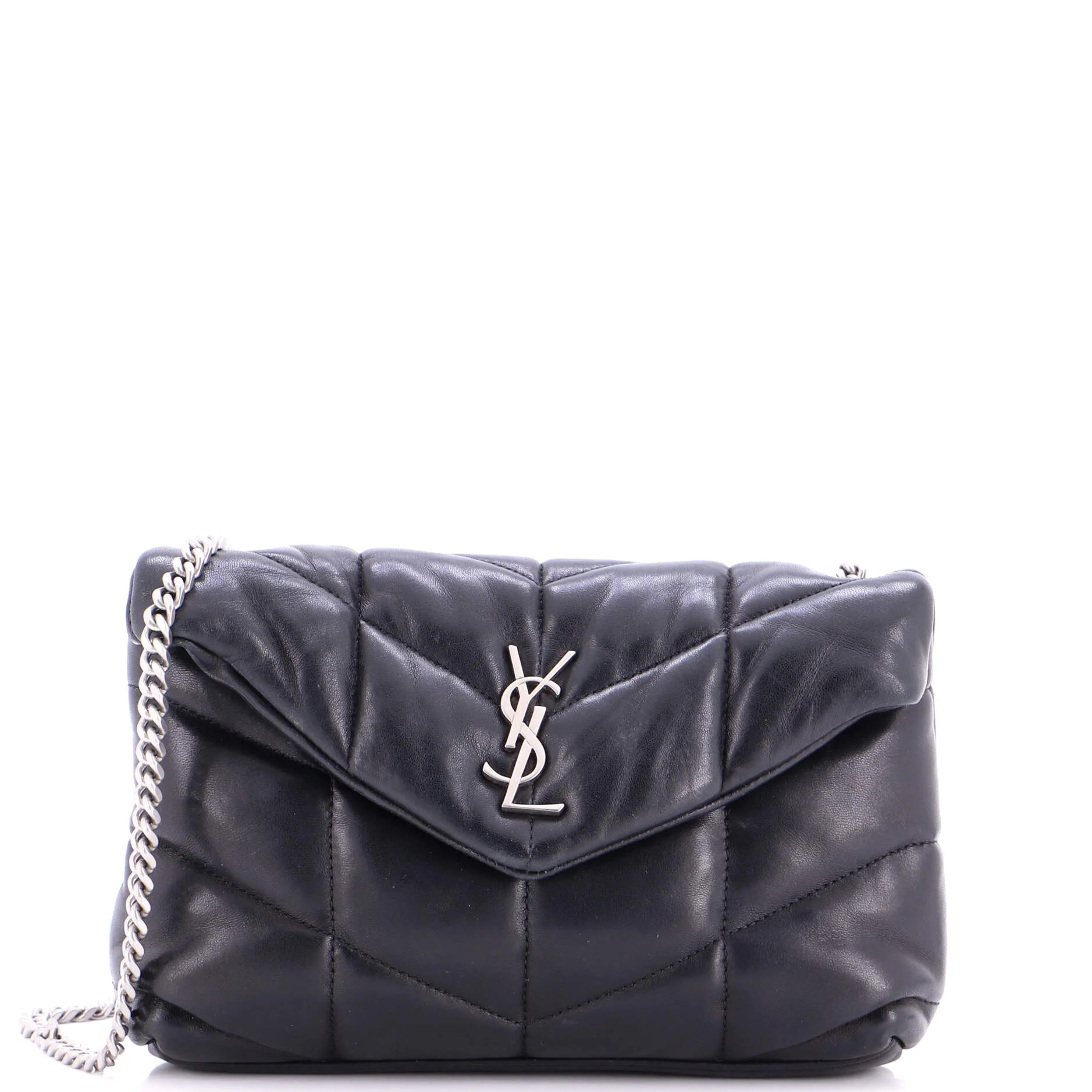 Loulou Puffer Shoulder Bag Quilted Leather Mini