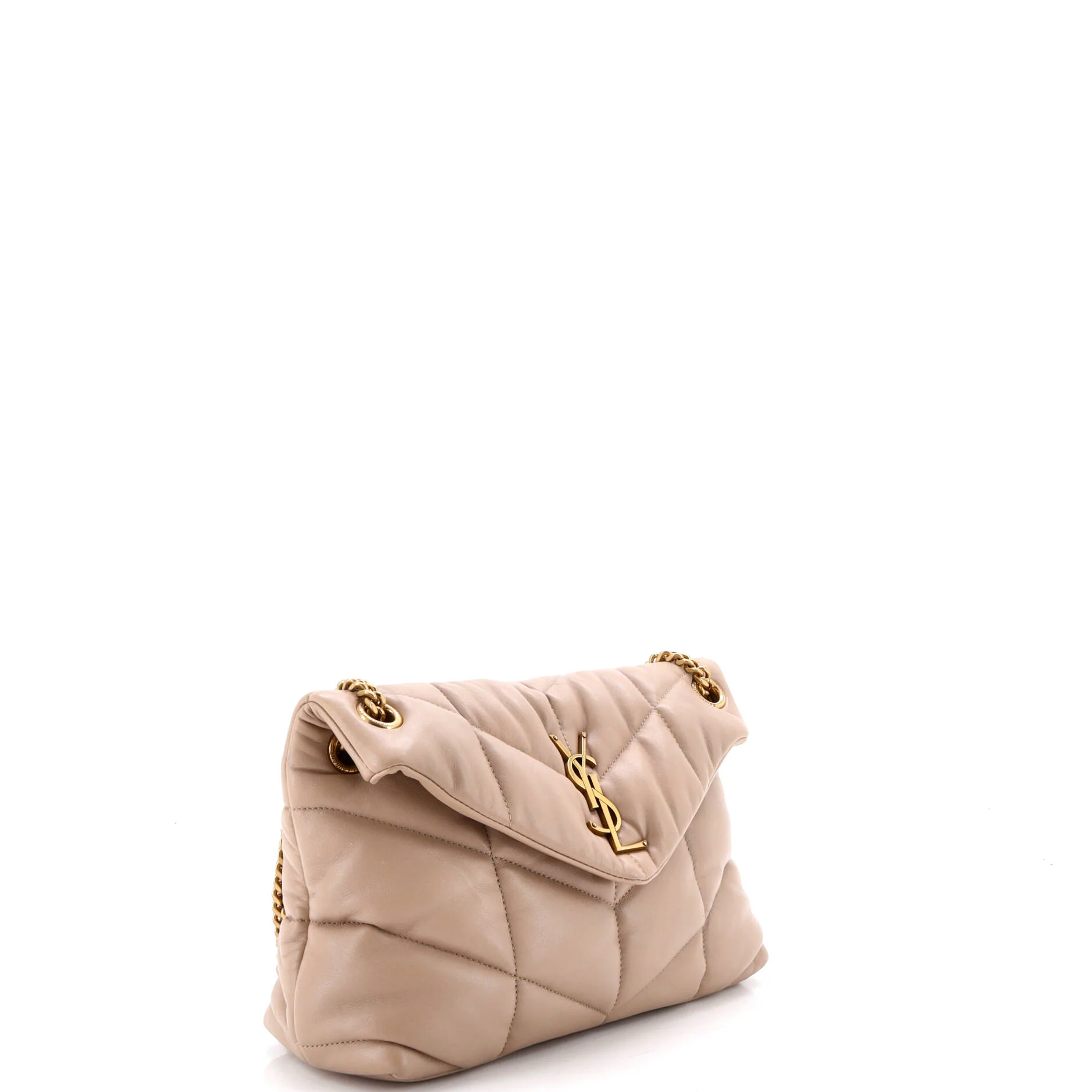 Loulou Puffer Shoulder Bag Quilted Leather Small - Image 2