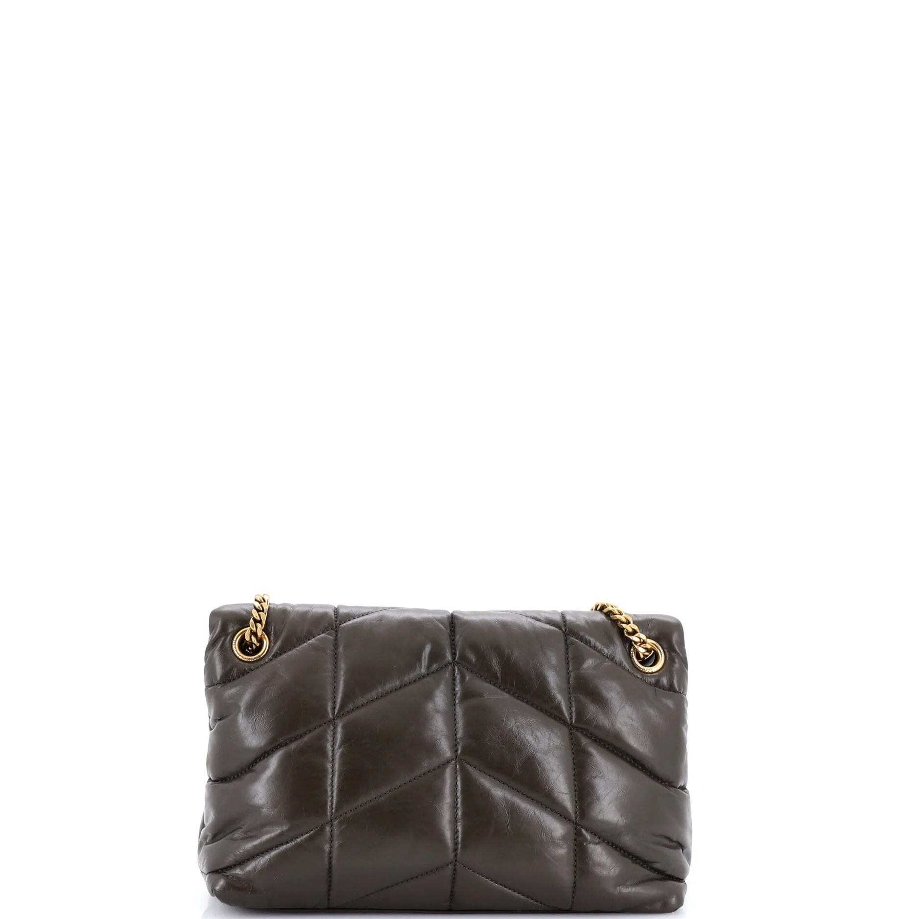 Loulou Puffer Shoulder Bag Quilted Leather Small - Image 3