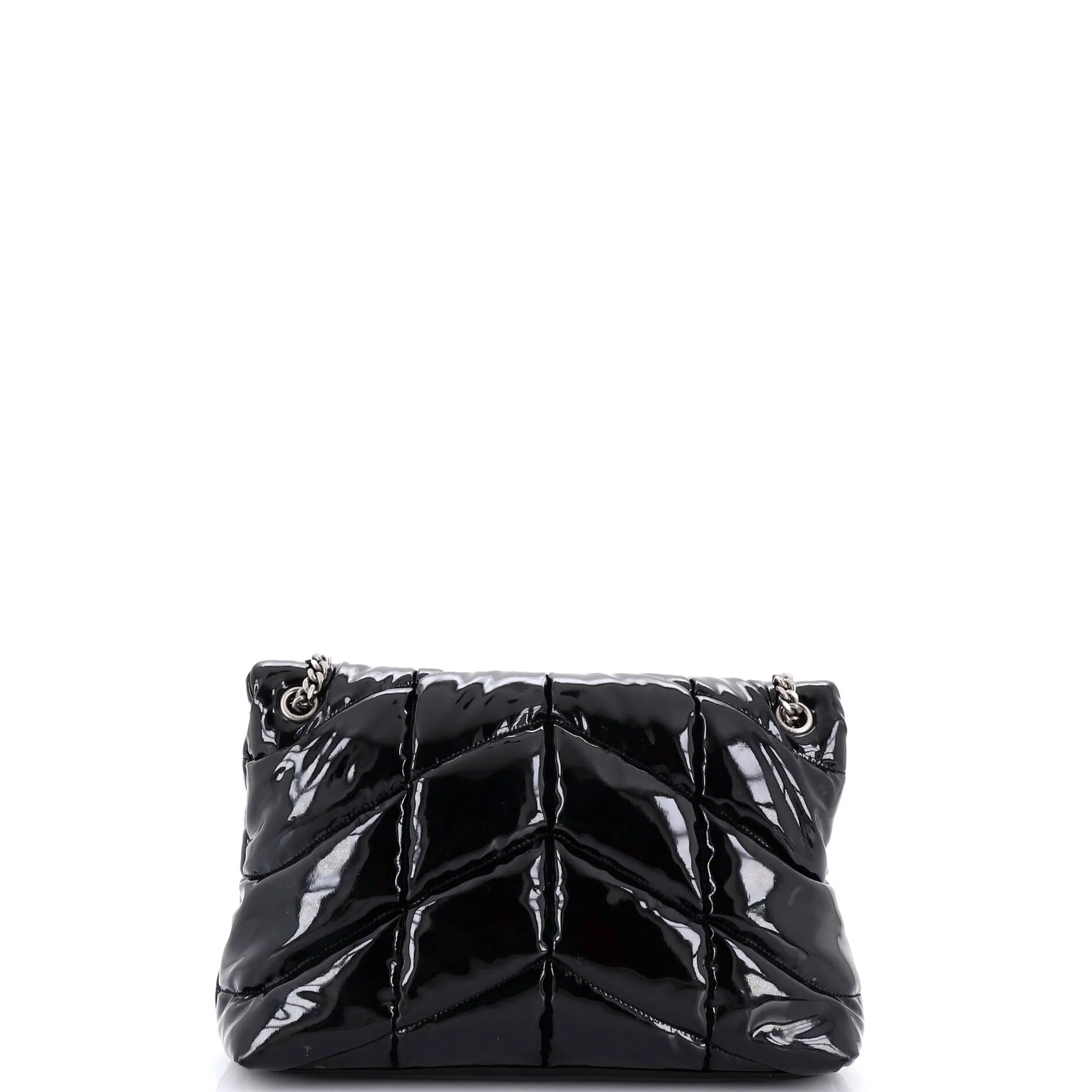 Loulou Puffer Shoulder Bag Quilted Patent Medium - Image 3