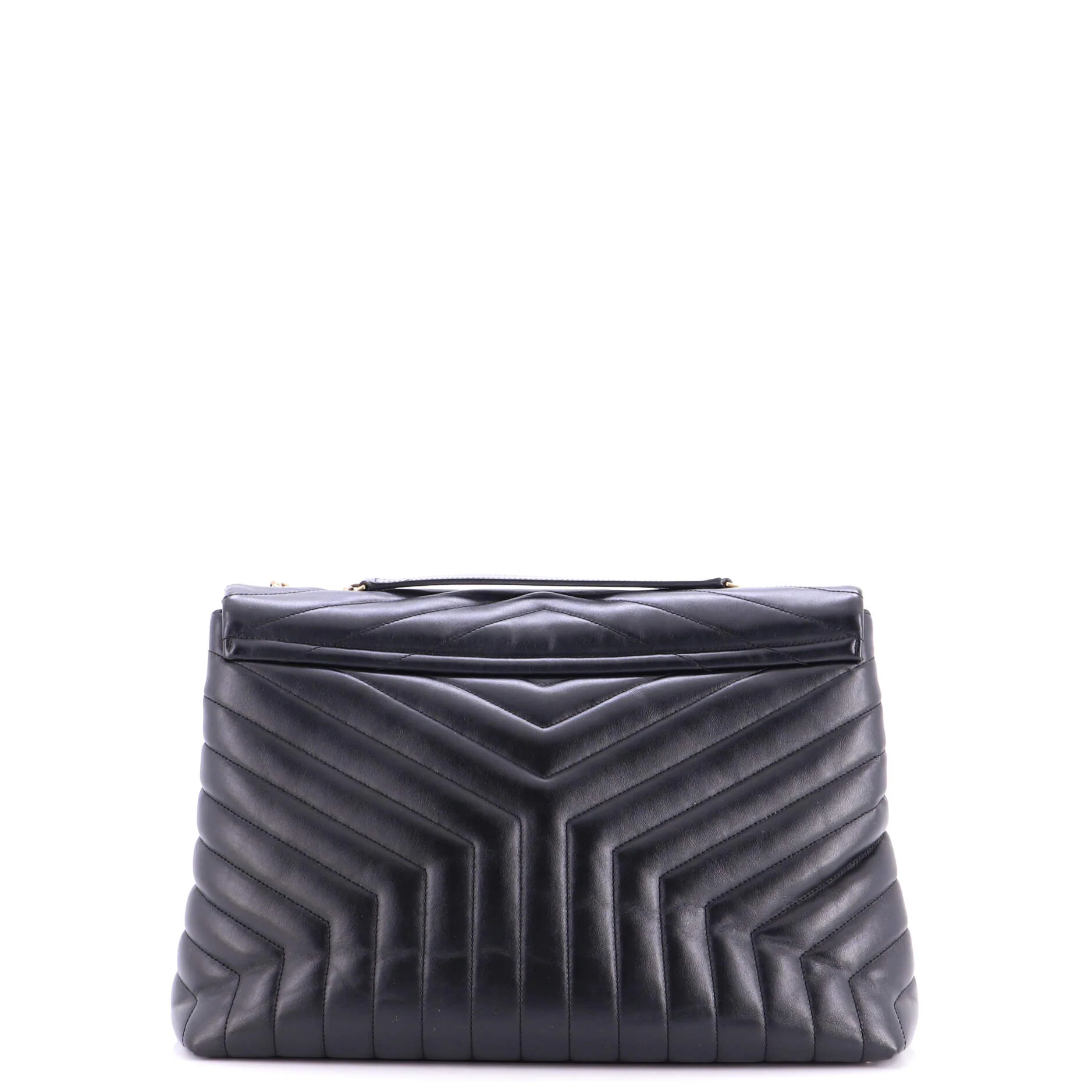 Loulou Shoulder Bag Matelasse Chevron Leather Large - Image 3