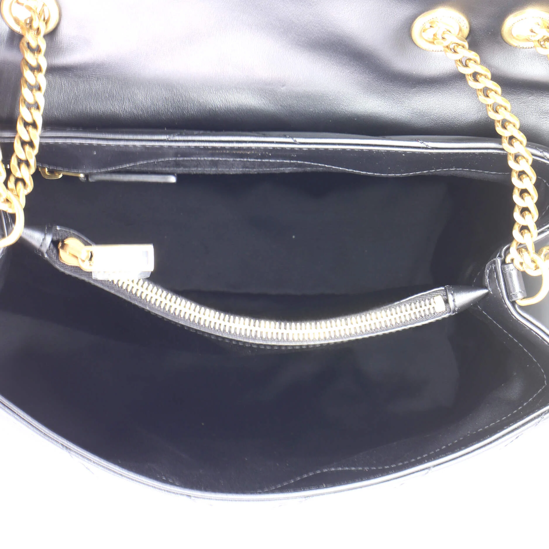 Loulou Shoulder Bag Matelasse Chevron Leather Medium - Image 5