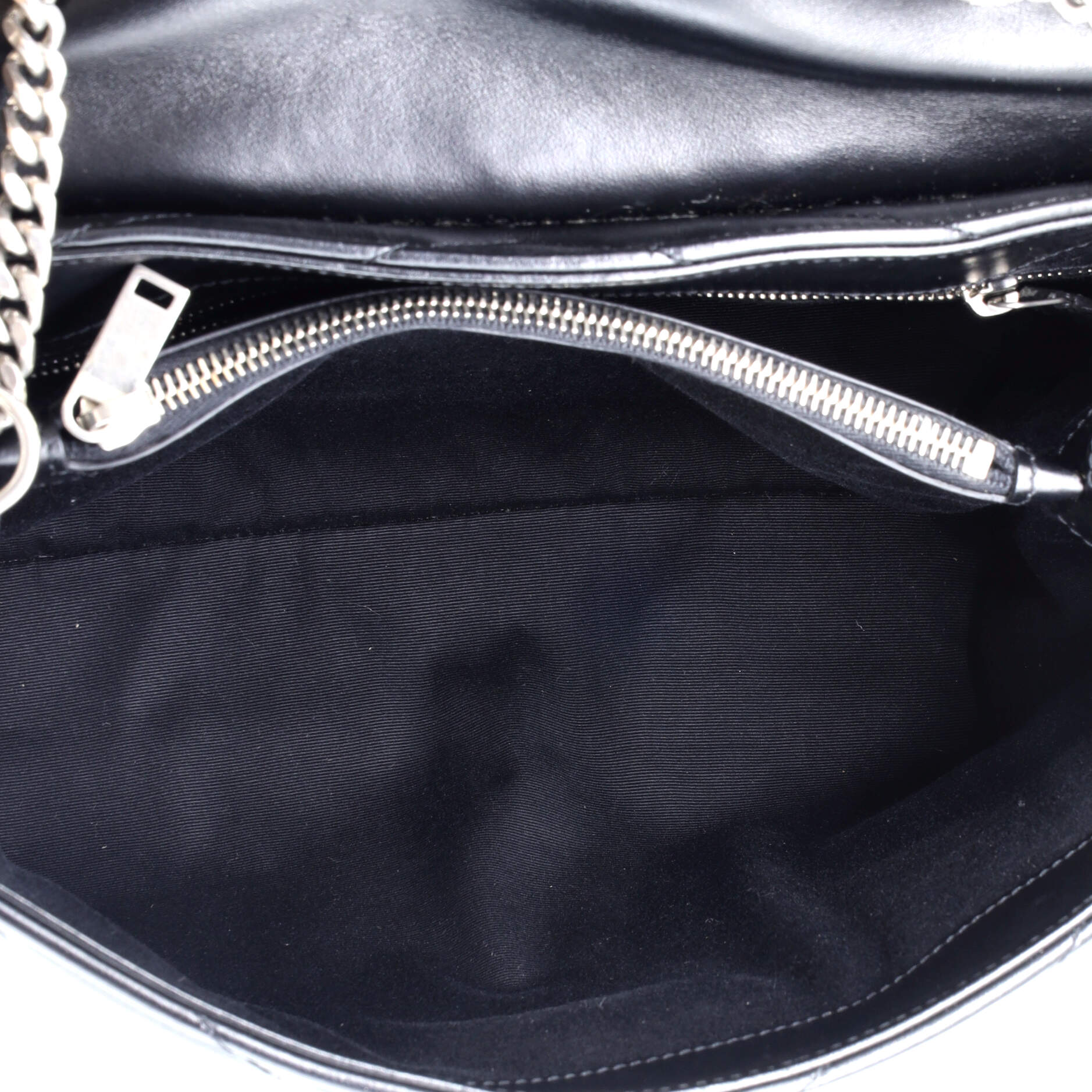 Loulou Shoulder Bag Matelasse Chevron Leather Medium - Image 5