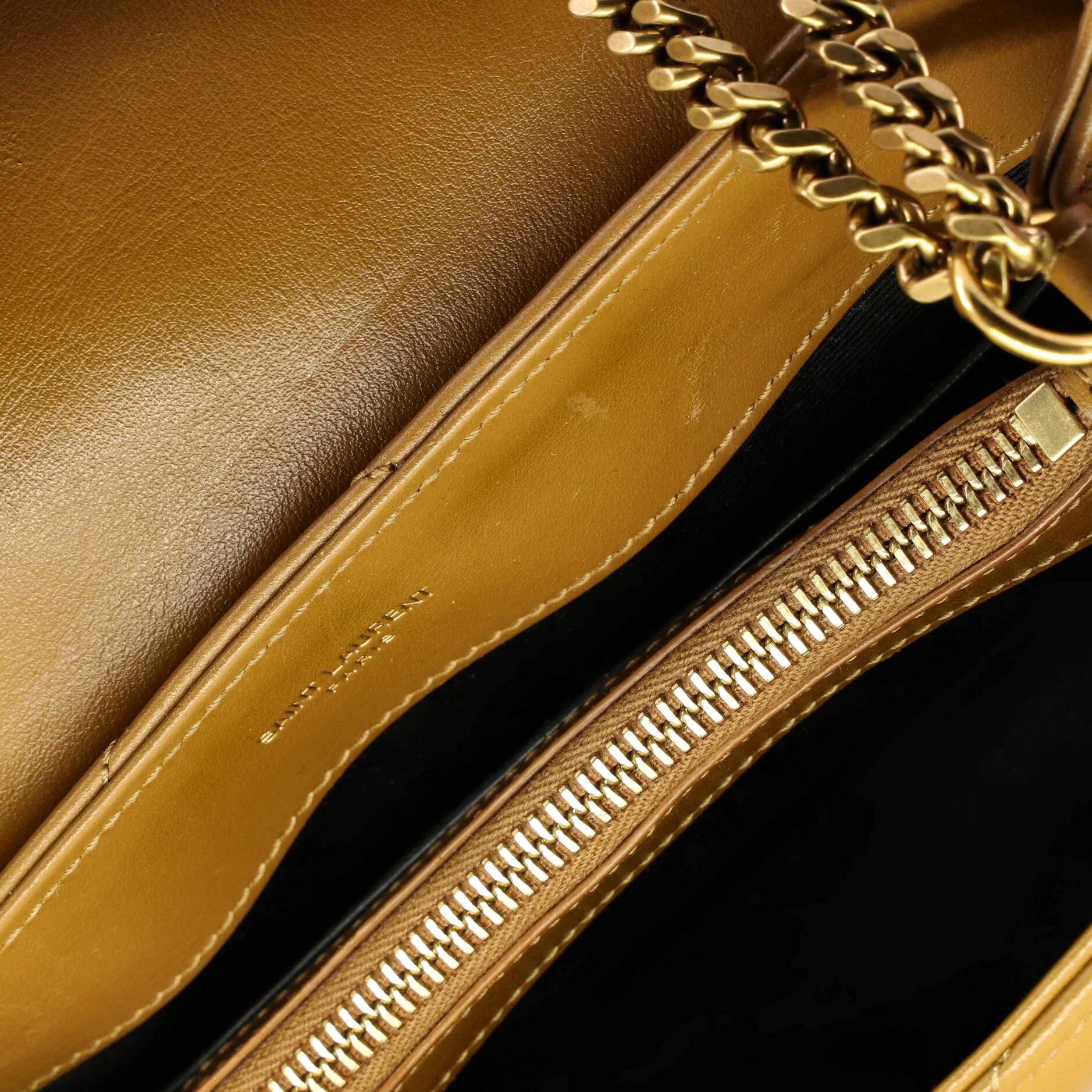 Loulou Shoulder Bag Matelasse Chevron Leather Small - Image 6