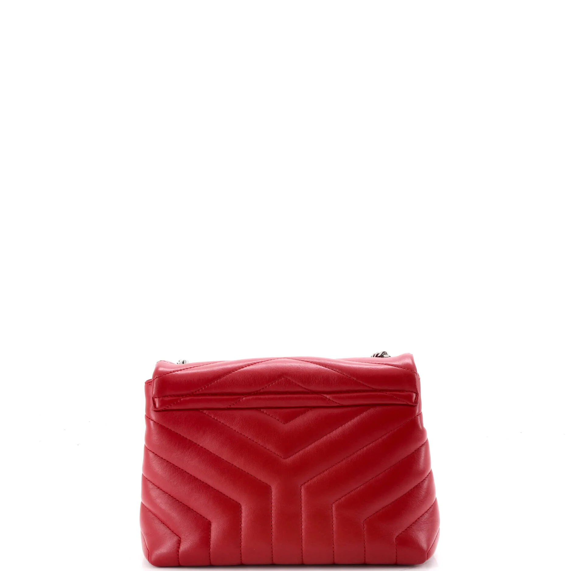 Loulou Shoulder Bag Matelasse Chevron Leather Small - Image 3