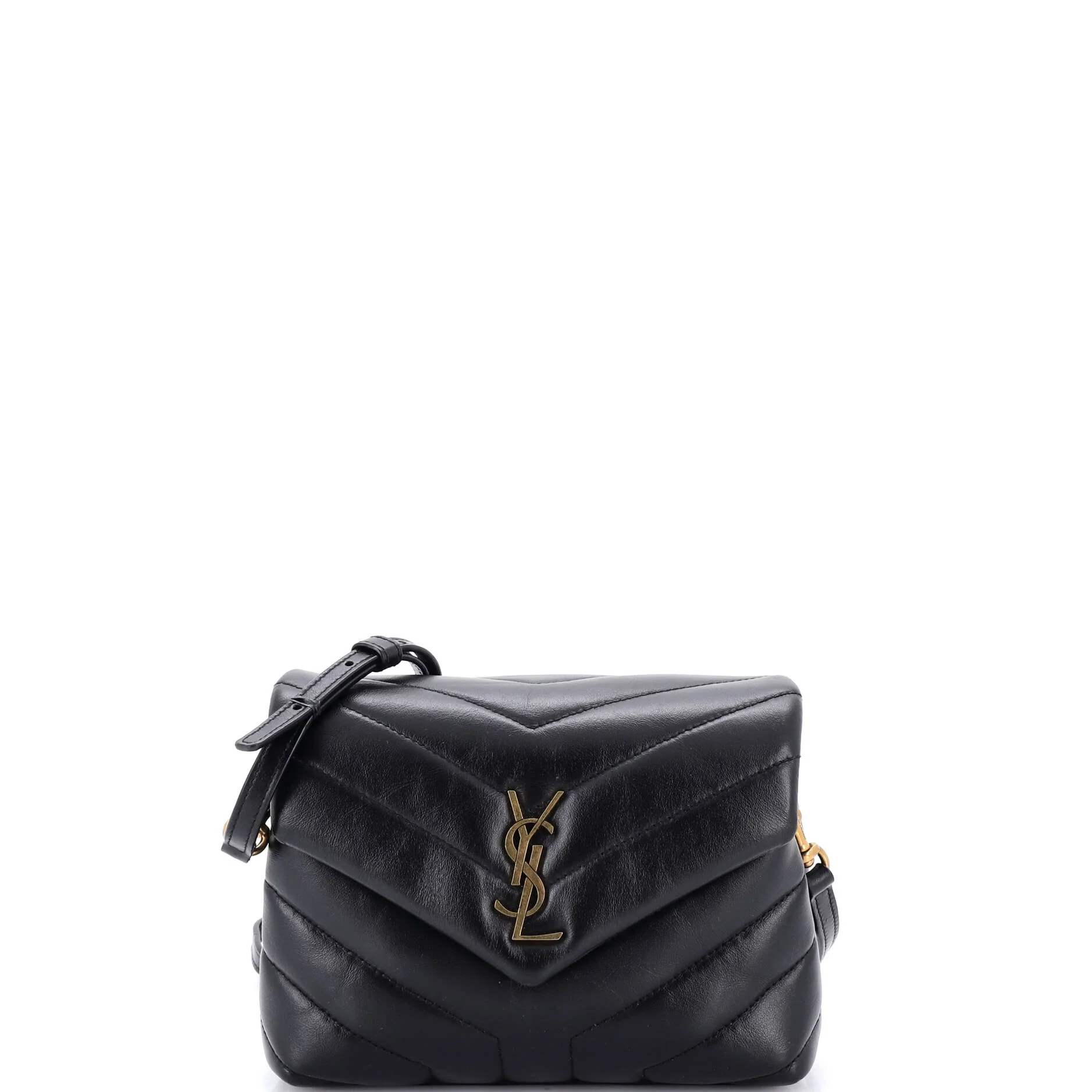 Loulou Shoulder Bag Matelasse Chevron Leather Toy