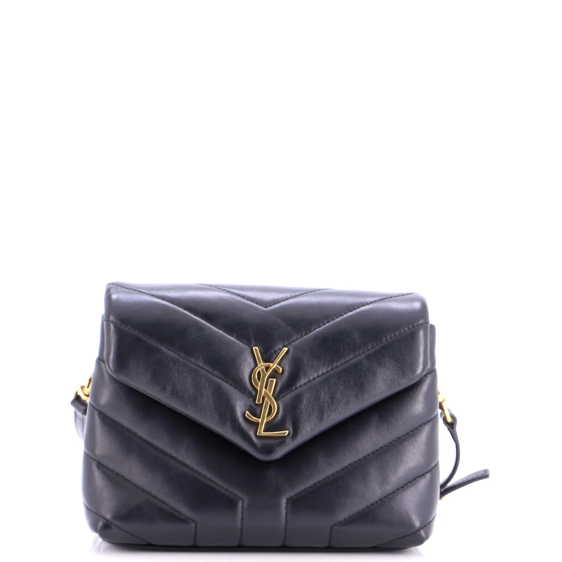 Loulou Shoulder Bag Matelasse Chevron Leather Toy