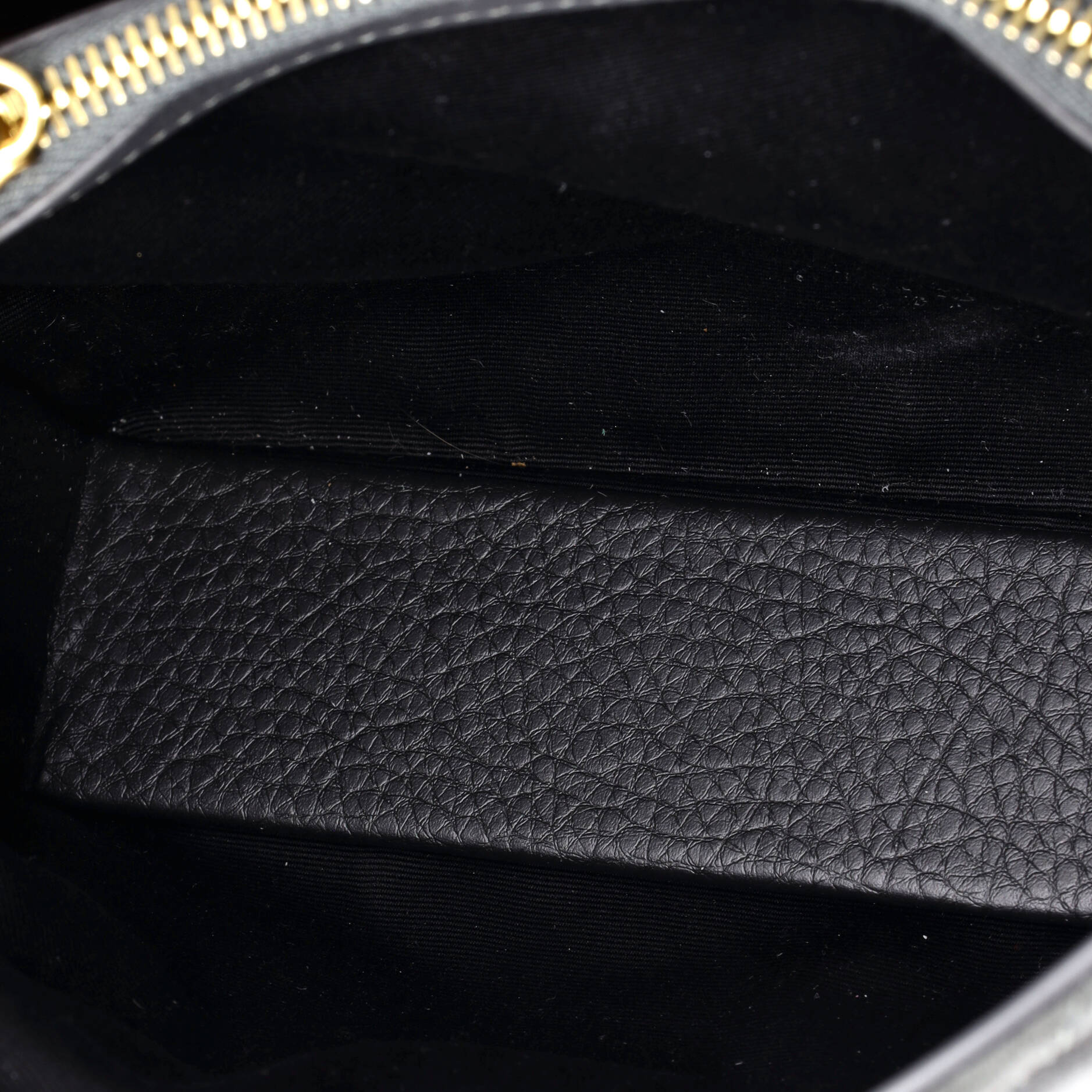 Loulou Shoulder Bag Matelasse Chevron Suede Small - Image 5