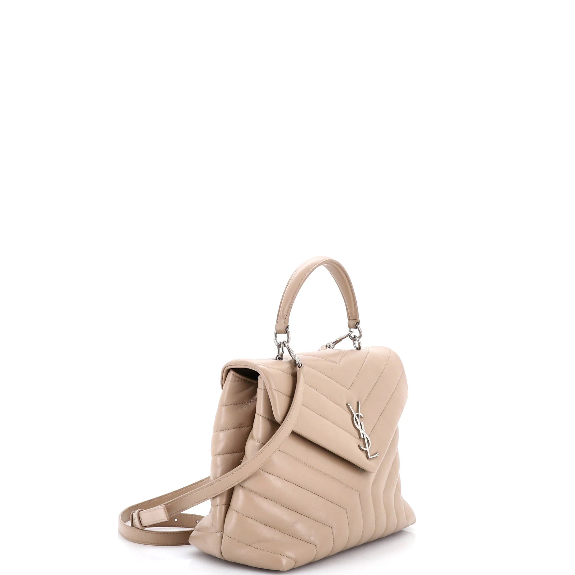 LouLou Top Handle Bag Matelasse Chevron Leather Medium - Image 3