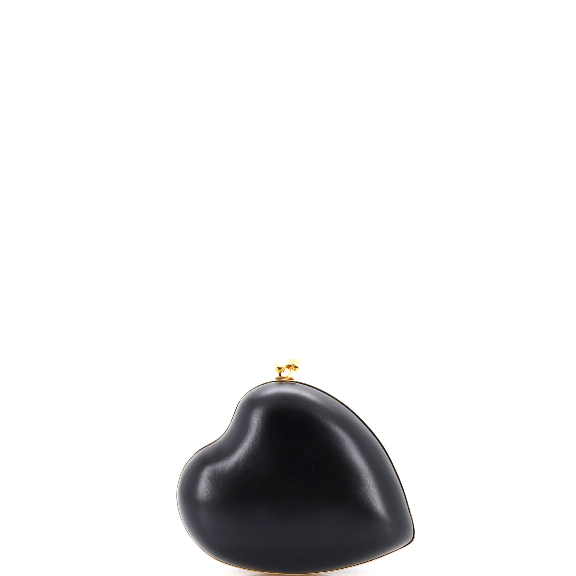 Love Heart Chain Box Clutch Leather Small - Image 3