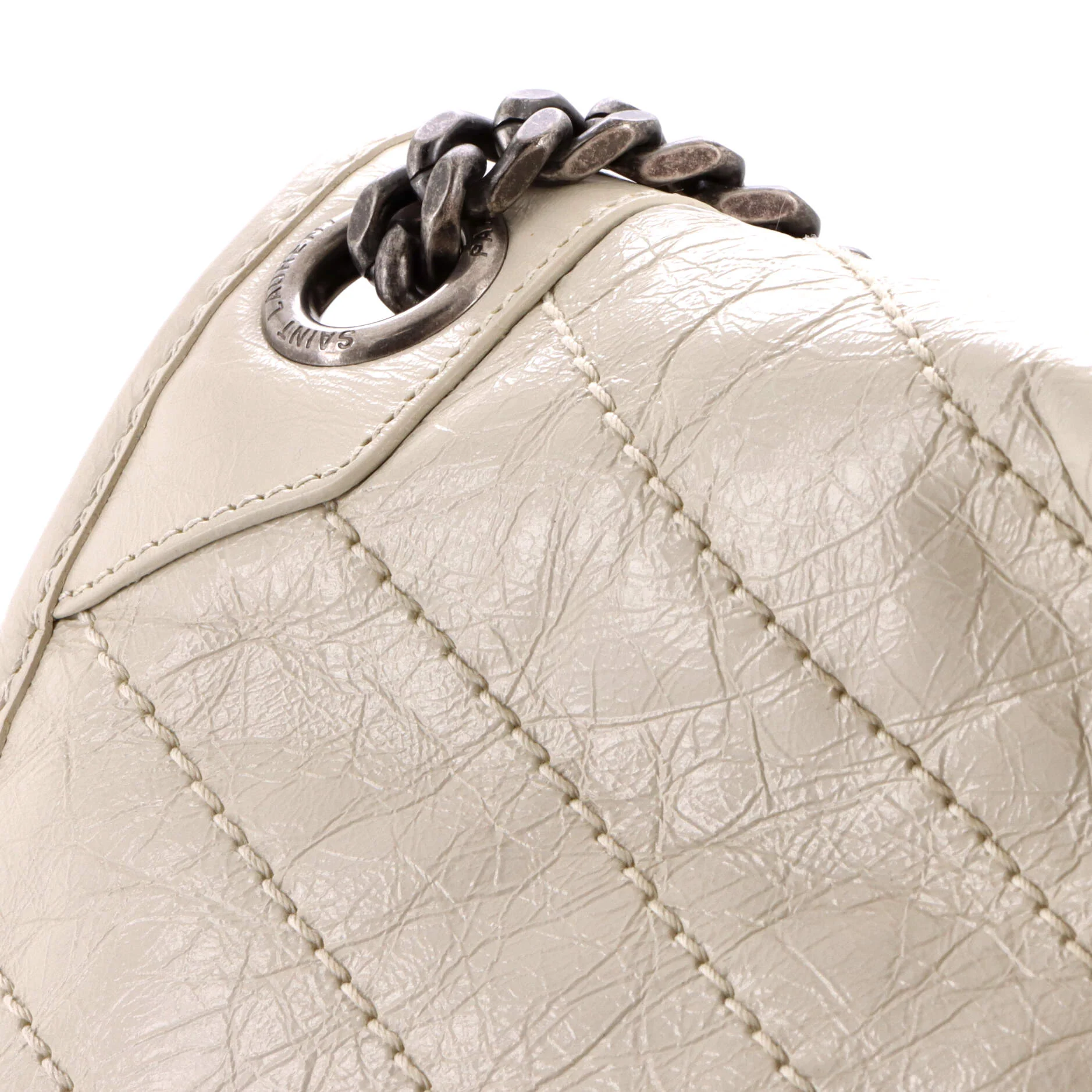 Niki Chain Flap Bag Matelasse Chevron Leather Medium - Image 6