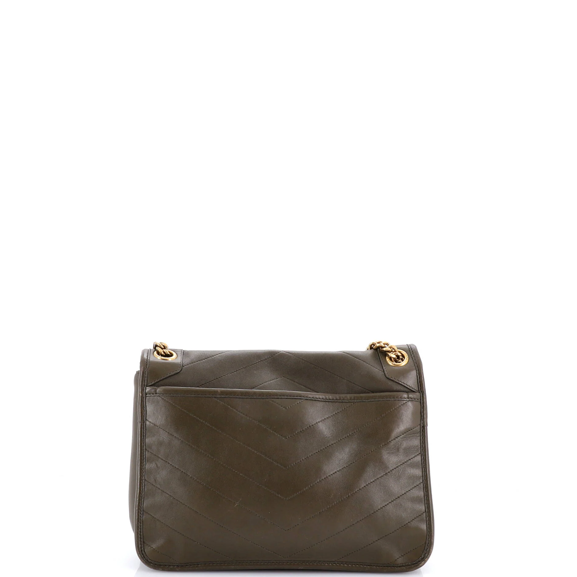 Niki Chain Flap Bag Matelasse Chevron Leather Medium - Image 3