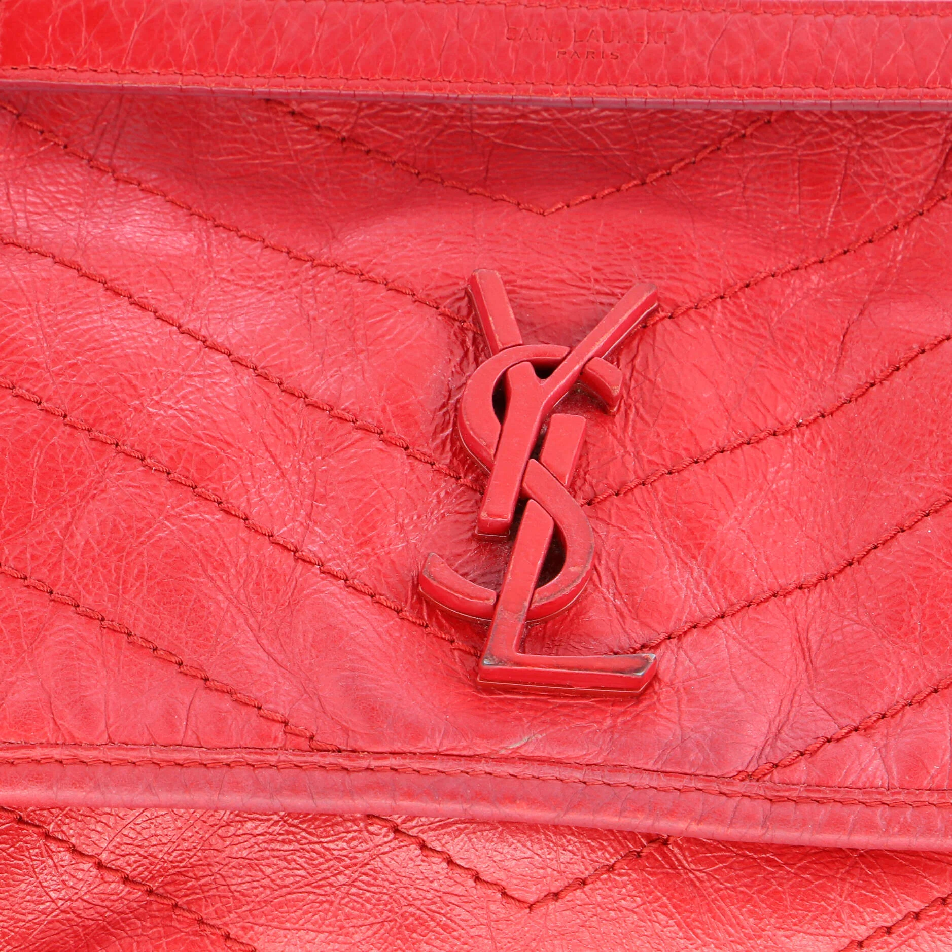 Niki Chain Flap Bag Matelasse Chevron Leather Medium - Image 7