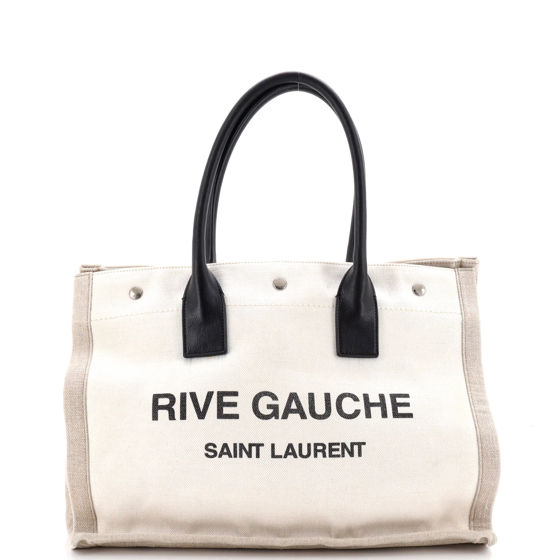 Rive Gauche Shopper Tote Canvas Small
