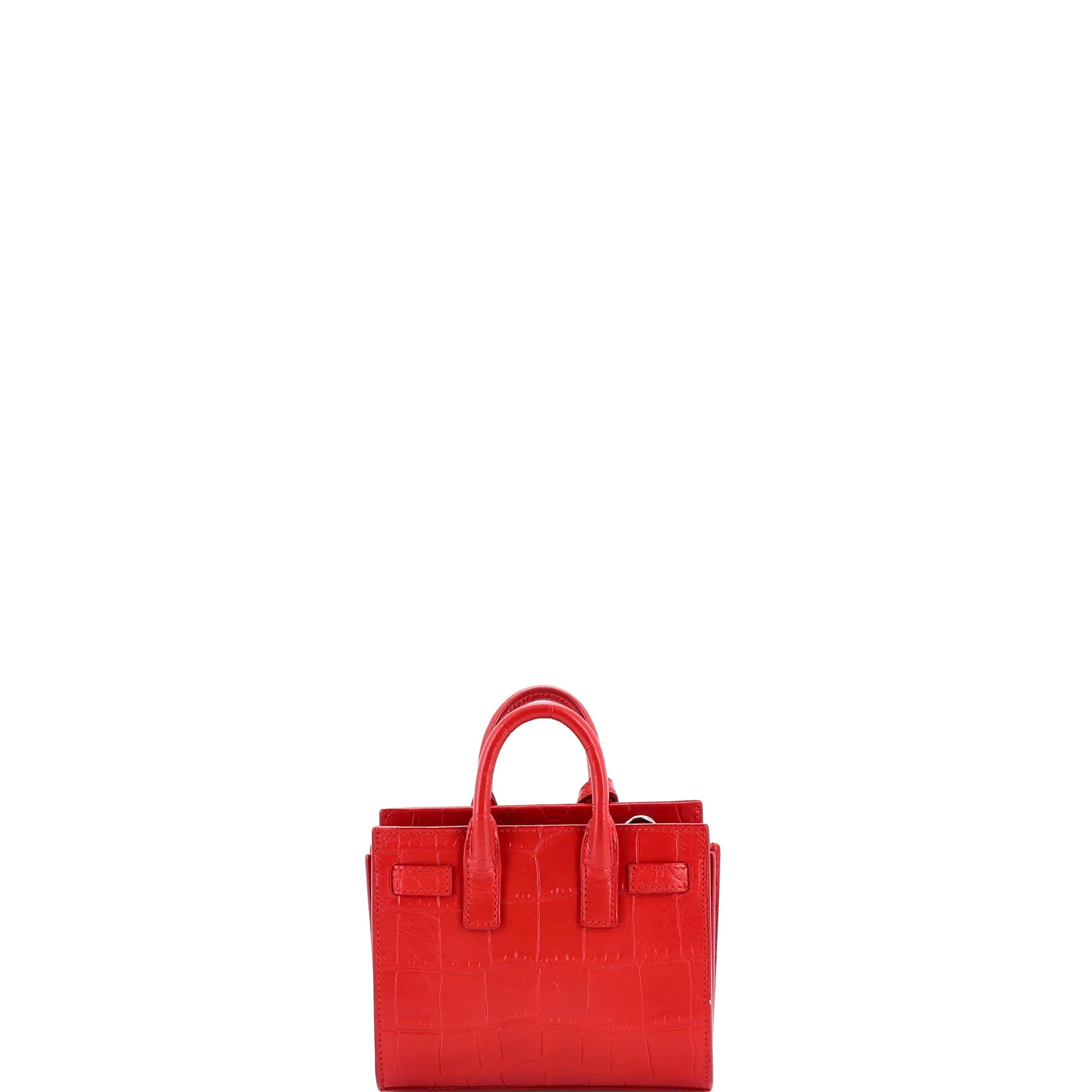 Sac de Jour Bag Crocodile Embossed Leather Toy - Image 3