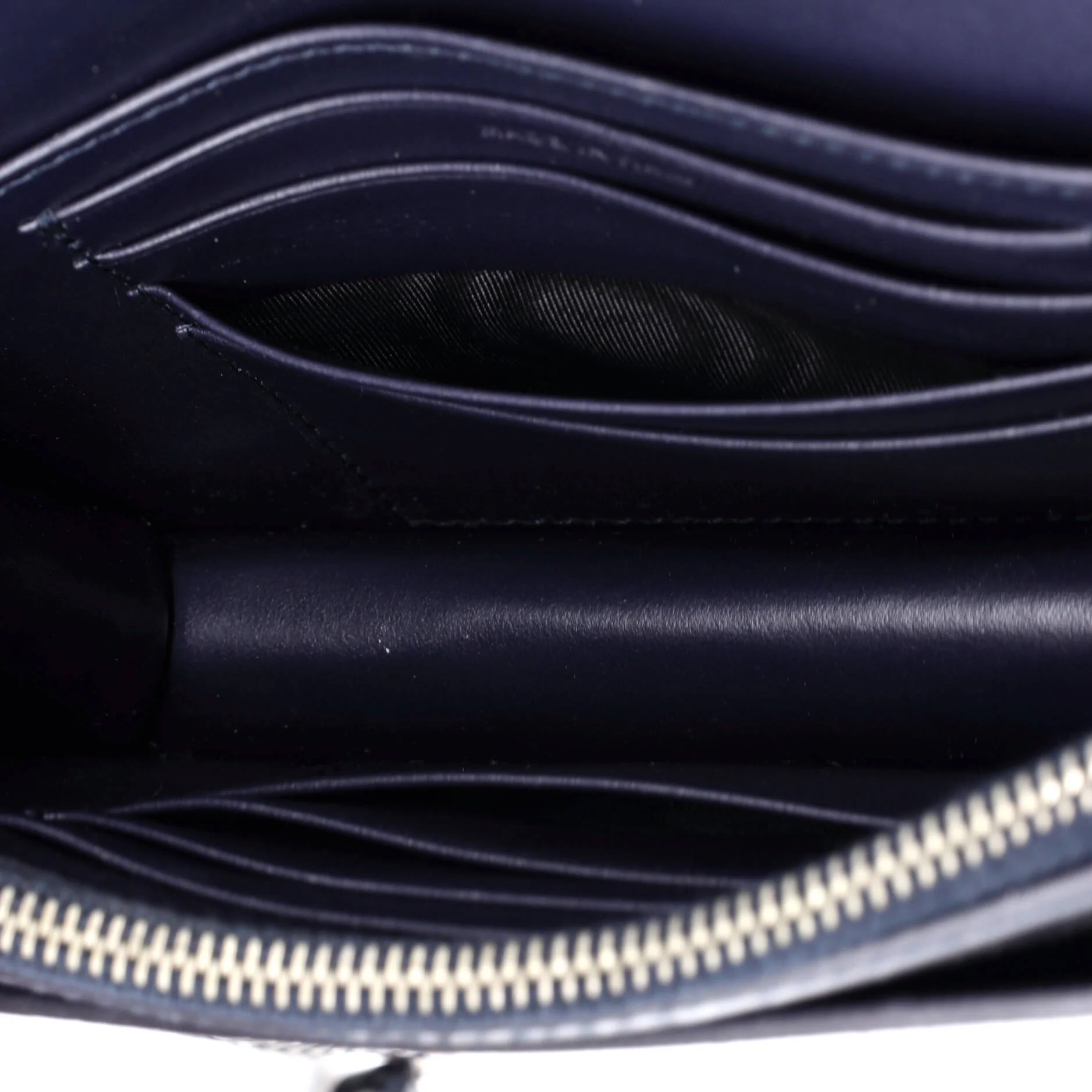 Sunset Chain Wallet Crocodile Embossed Leather - Image 5