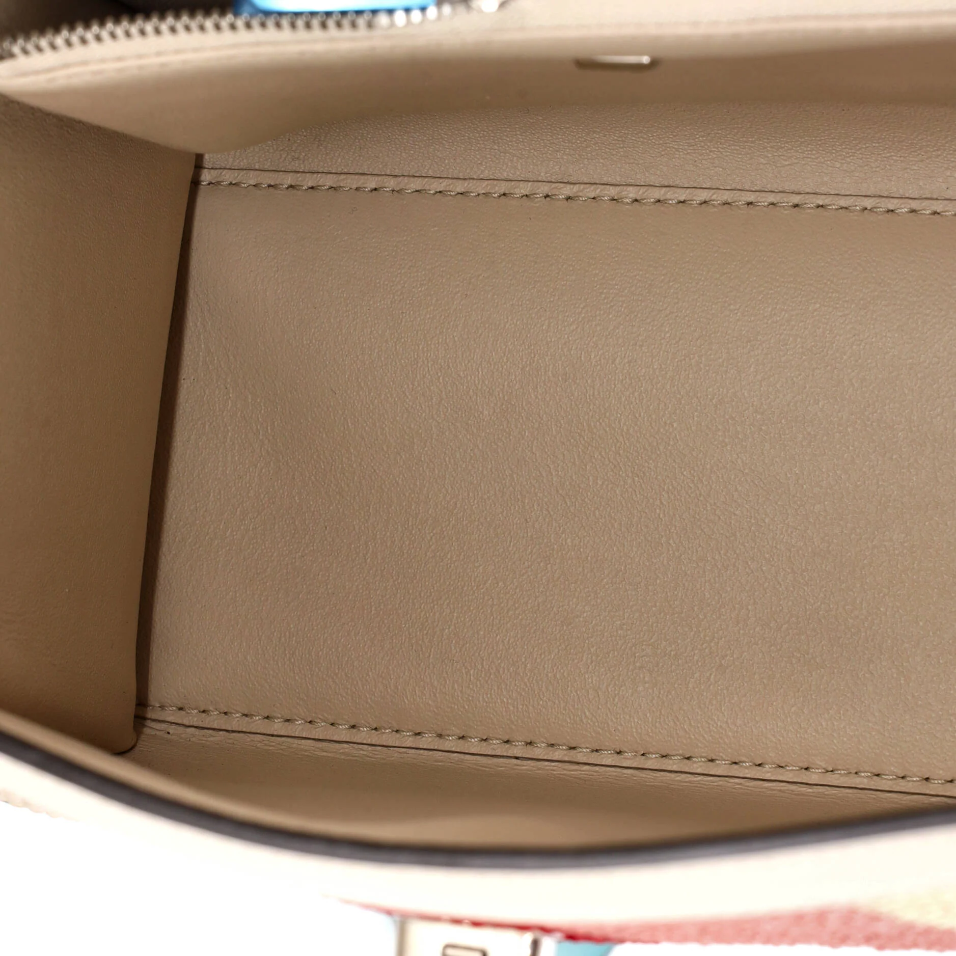 Boxyz Top Handle Bag Leather with Strpe Cord Medium - Image 5