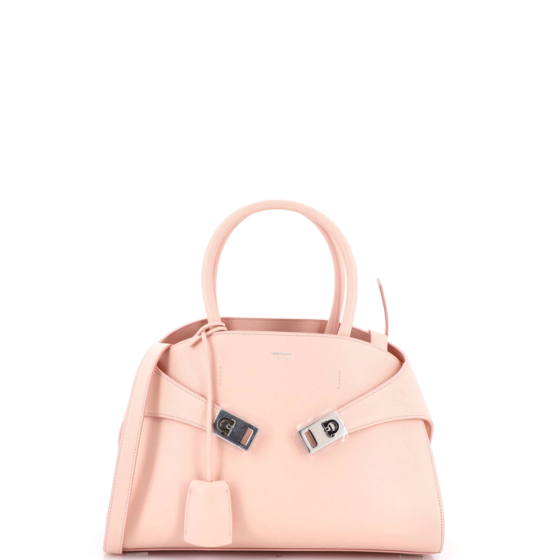 Hug Top Handle Bag Leather Small