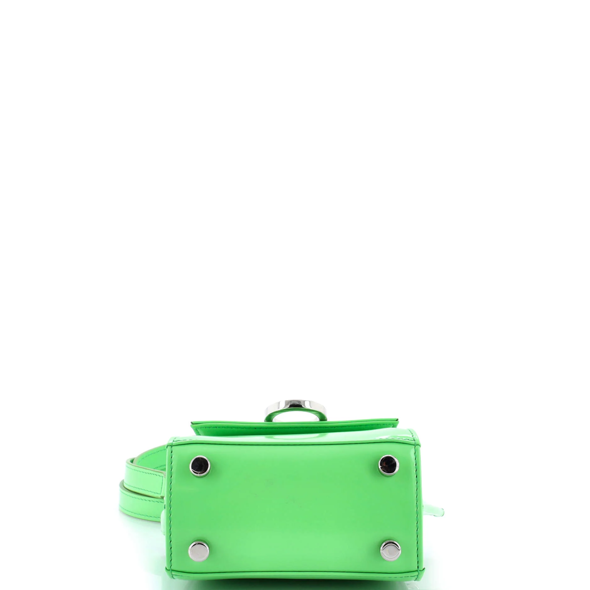 Iconic Top Handle Bag Leather Micro - Image 4