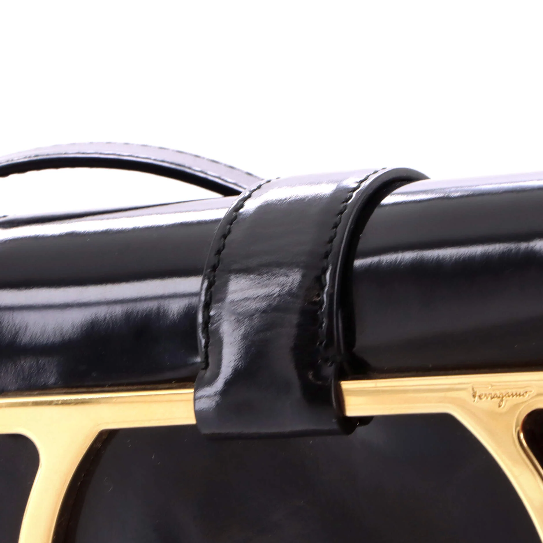 Sabine Shoulder Bag Patent Small - Image 7