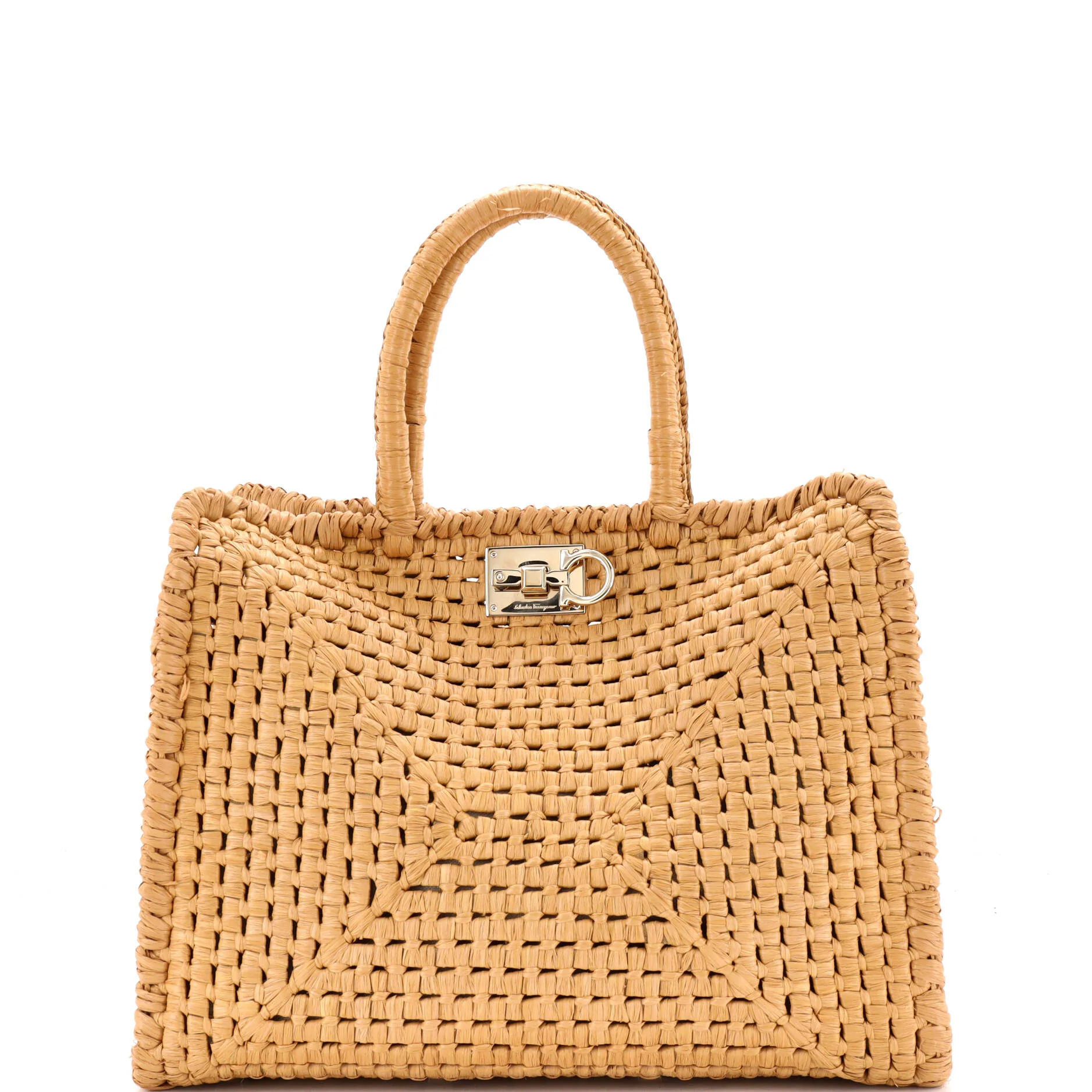 Studio Satchel Raffia Medium