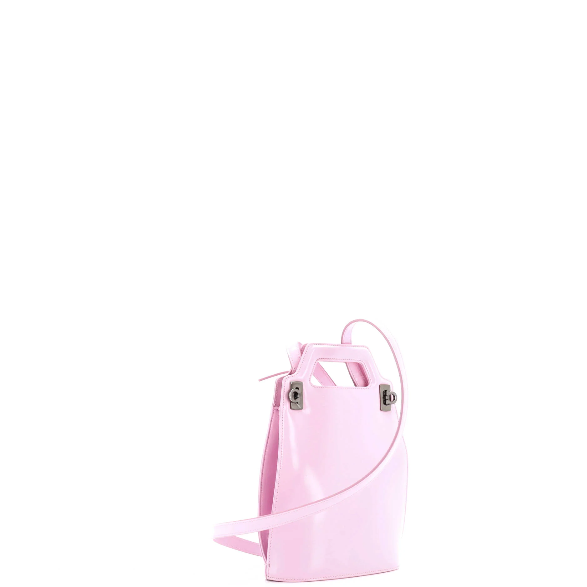 Wanda Top Handle Shoulder Bag Leather North South - Image 2