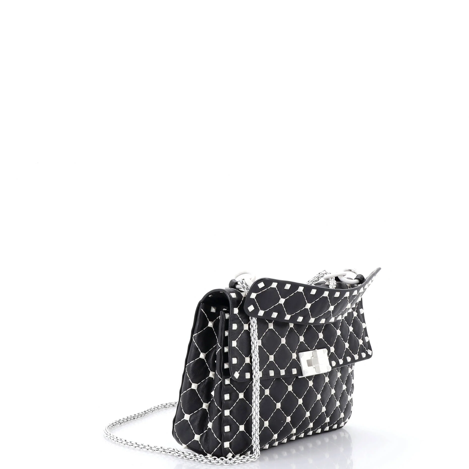 Free Rockstud Spike Flap Bag Quilted Leather Medium - Image 2