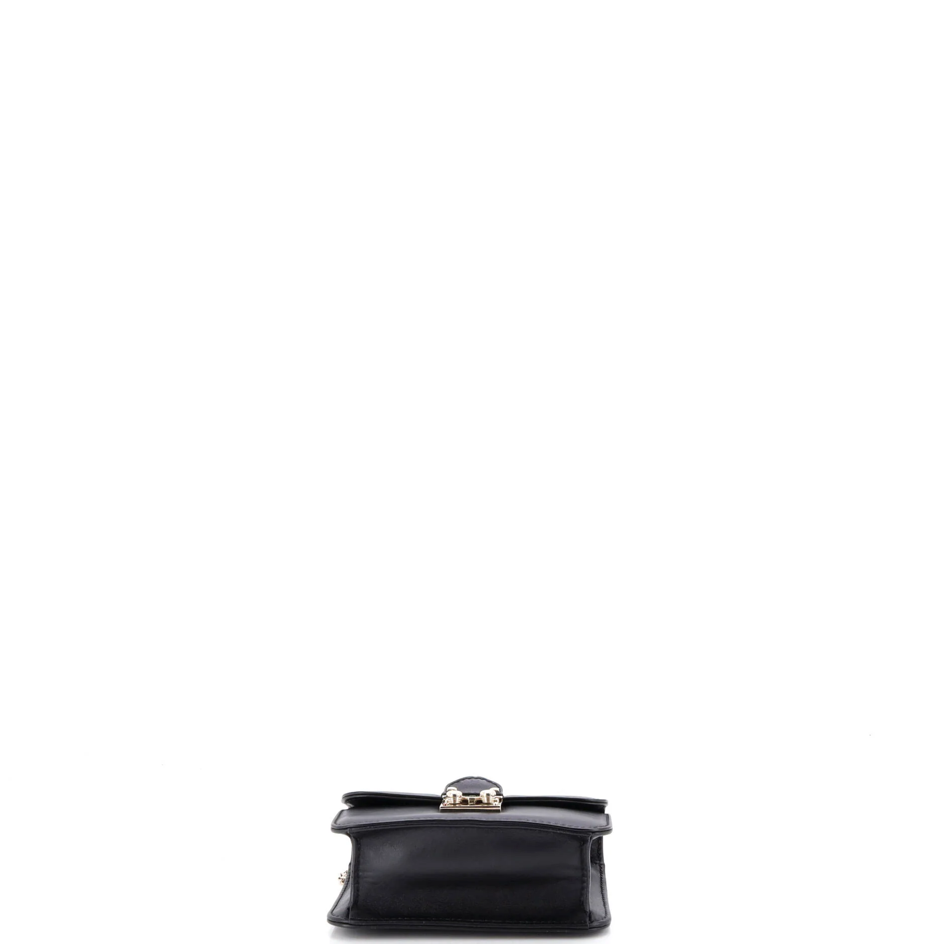 Glam Lock Shoulder Bag Leather Mini - Image 4