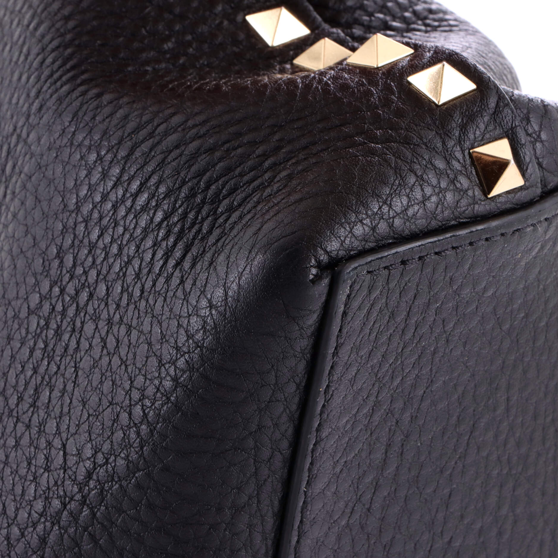 Rockstud Convertible Flip Lock Tote Leather Small - Image 8