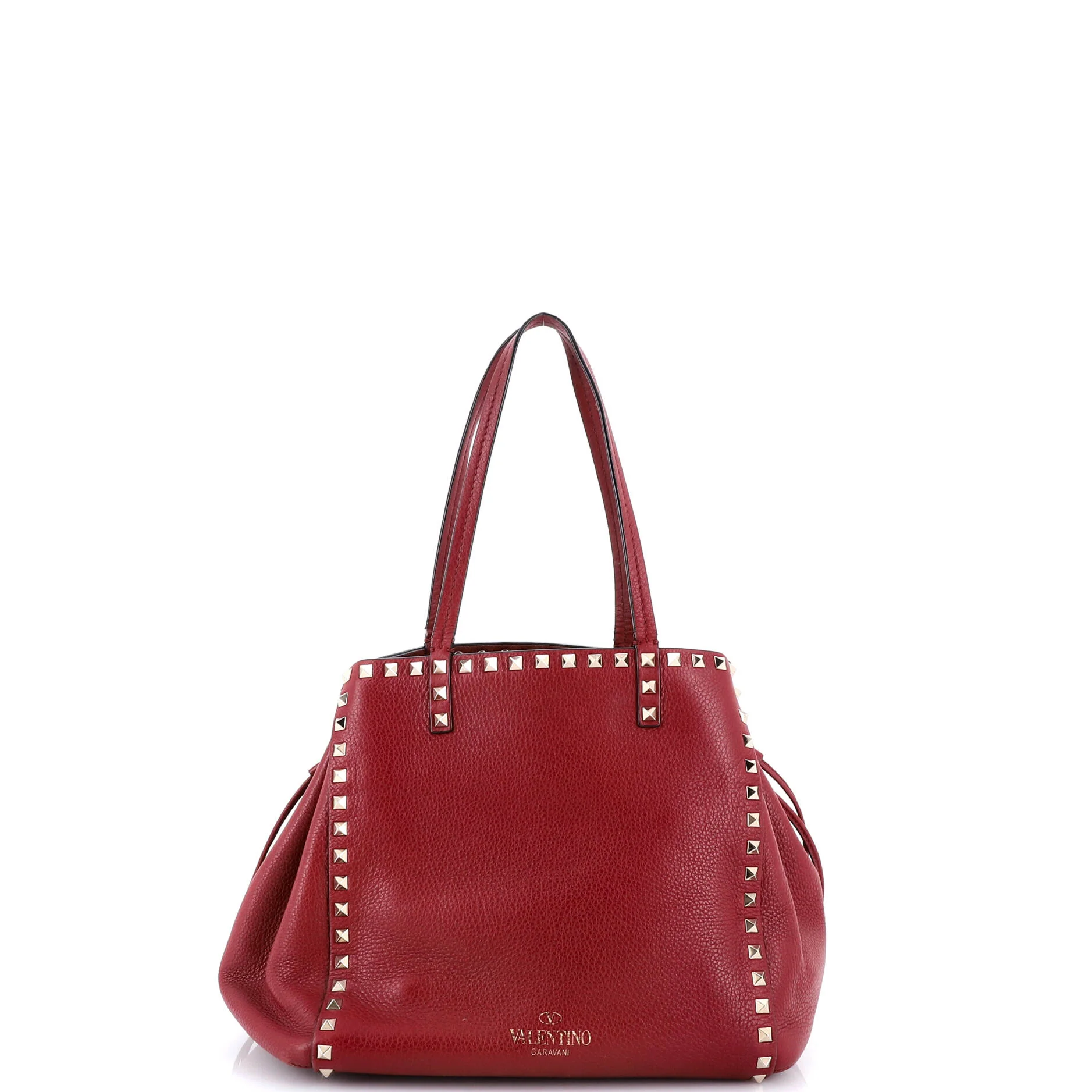 Rockstud Drawstring Tote Leather - Image 3