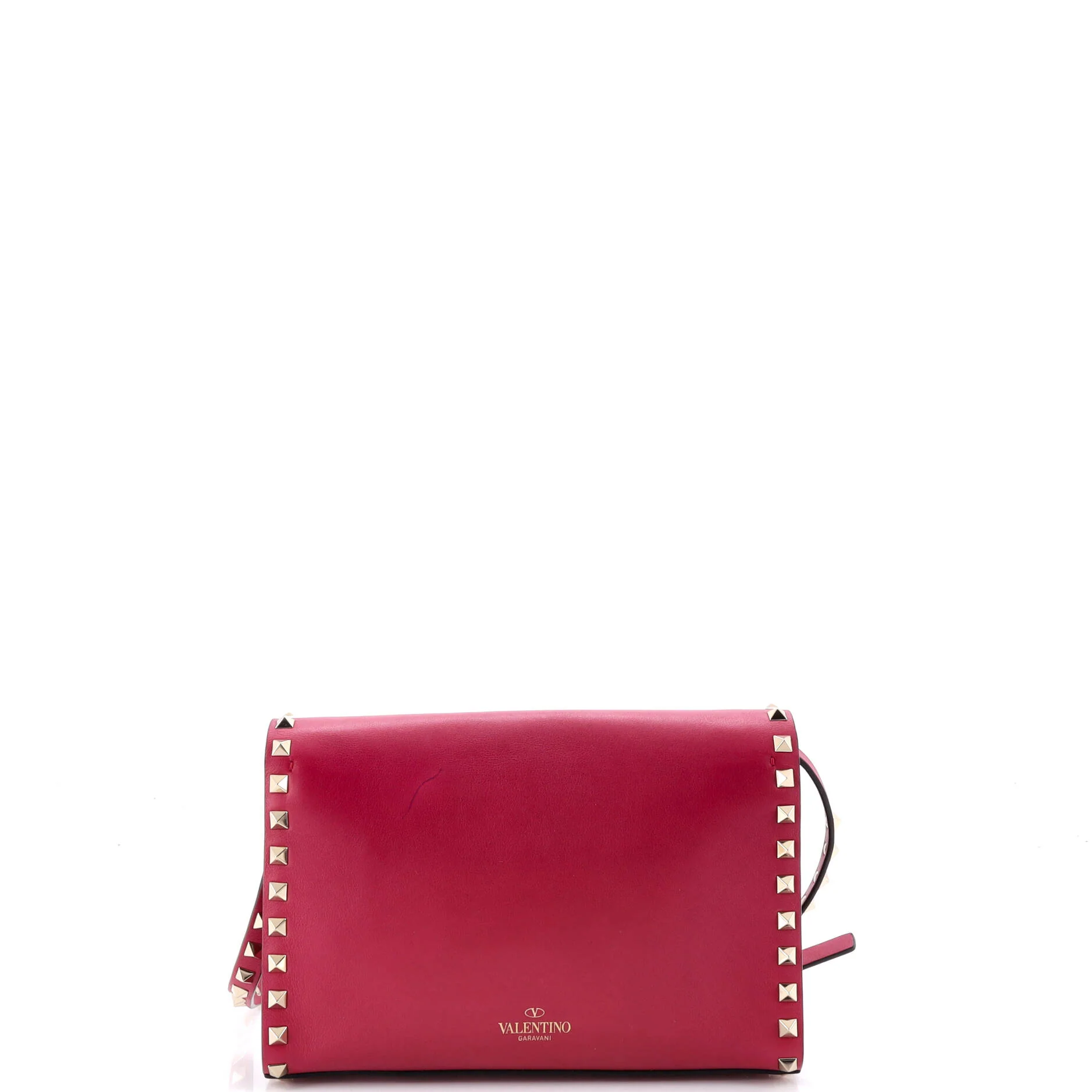 Rockstud Flip Lock Flap Bag Leather Medium - Image 3