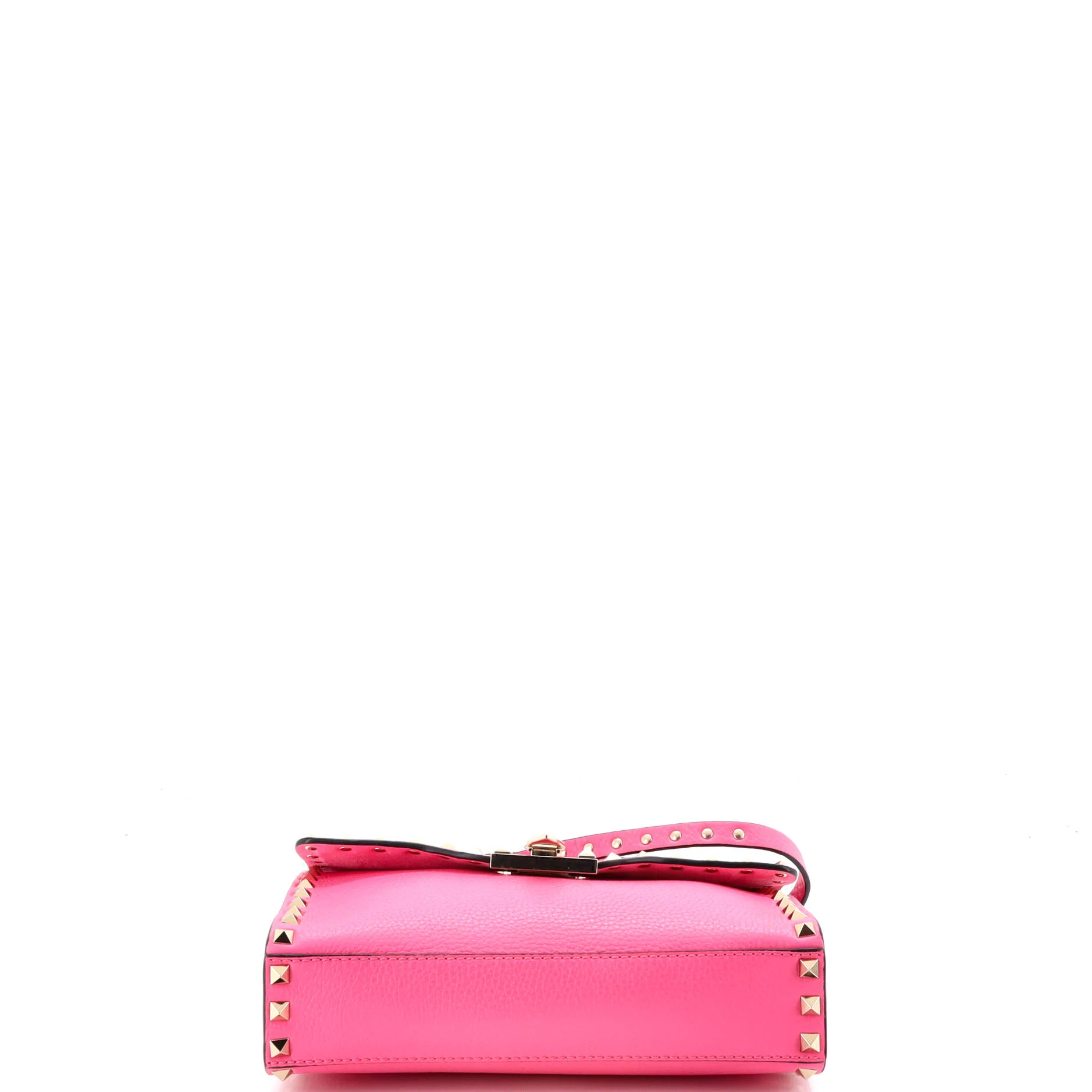 Rockstud Flip Lock Flap Bag Leather Small - Image 4