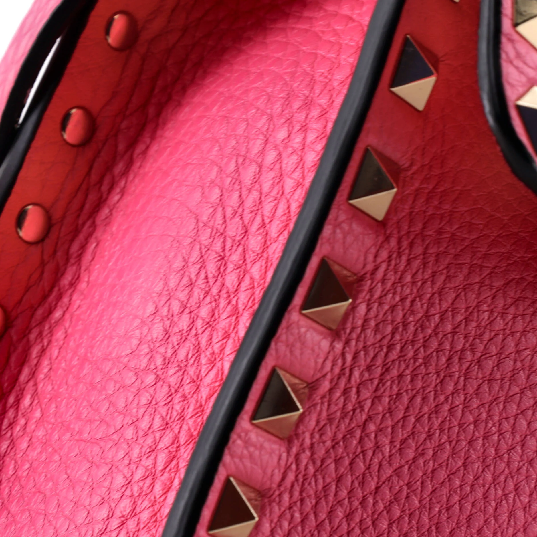 Rockstud Flip Lock Flap Bag Leather Small - Image 6