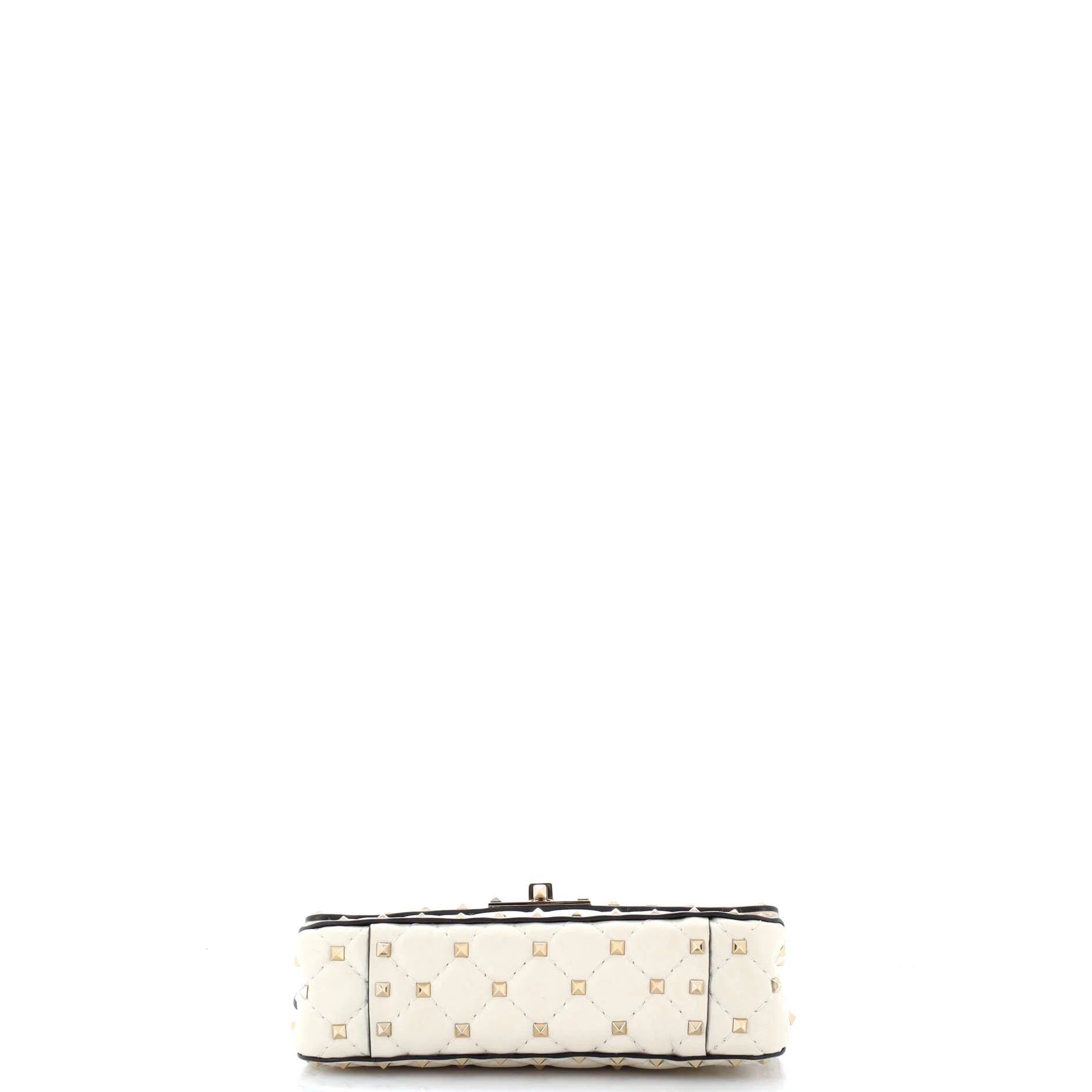 Rockstud Spike Flap Bag Quilted Leather Small - Image 4