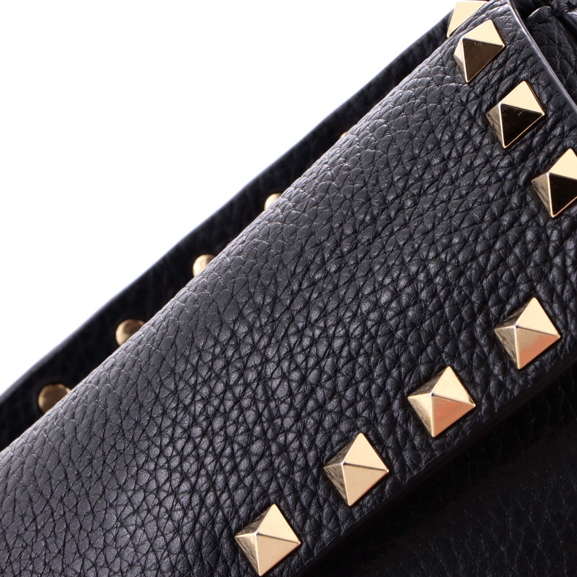 Rockstud Top Handle Crossbody Pouch Leather Mini - Image 6