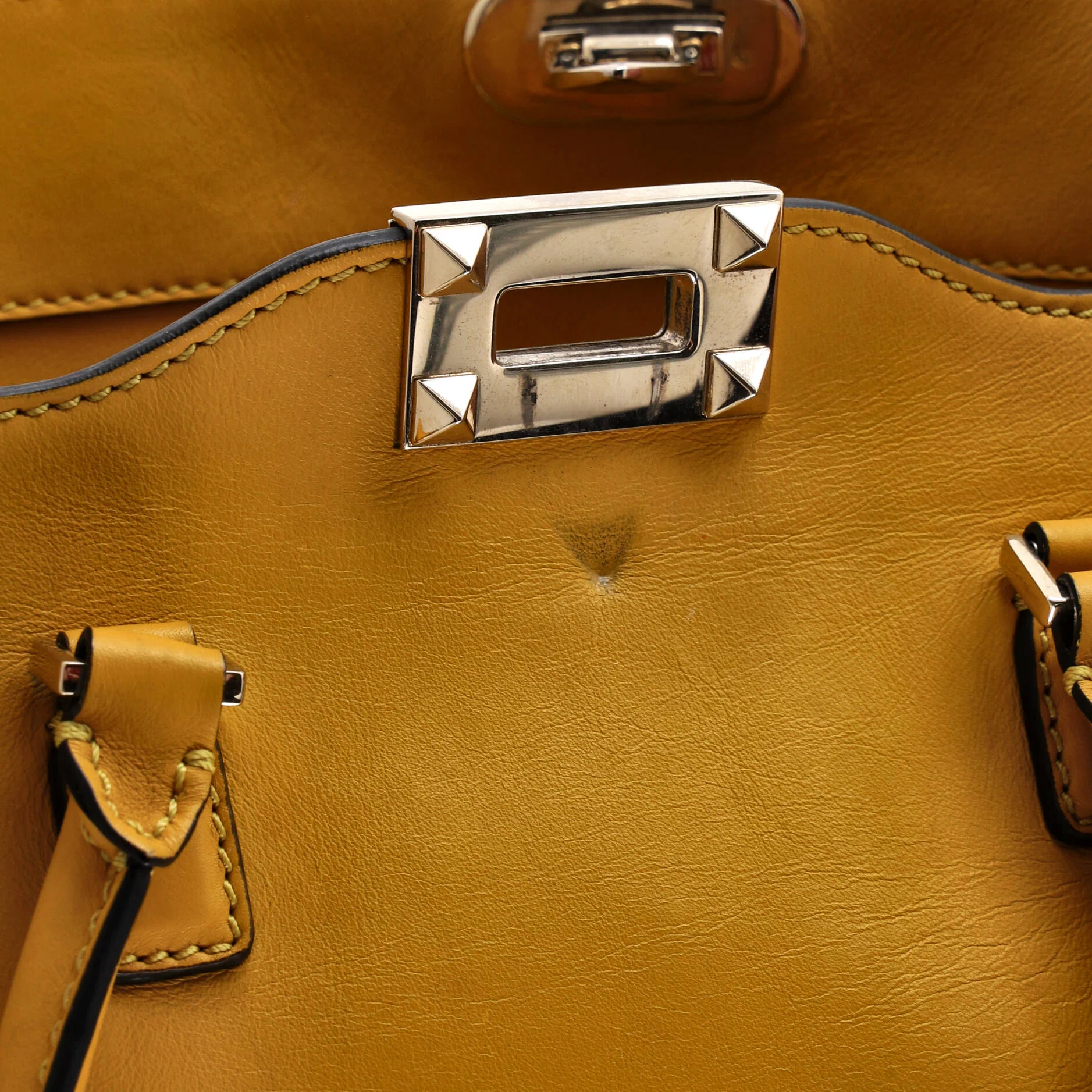 Rockstud Tote Rigid Leather Small - Image 6