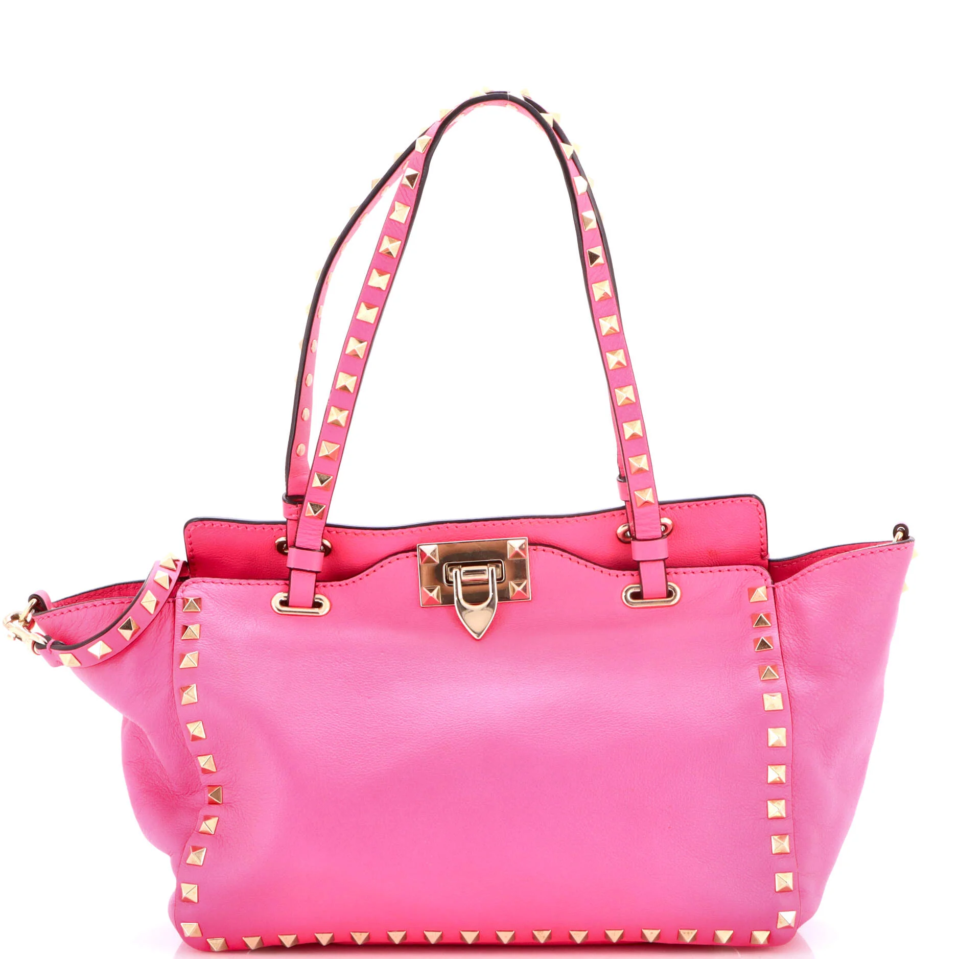 Rockstud Tote Soft Leather Small