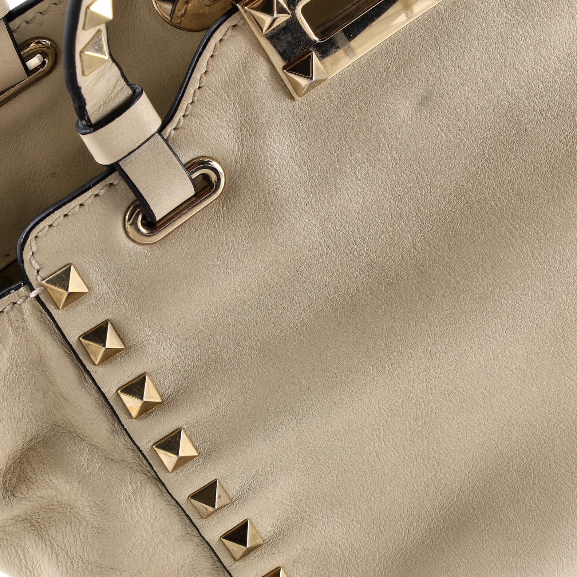Rockstud Tote Soft Leather Small - Image 6