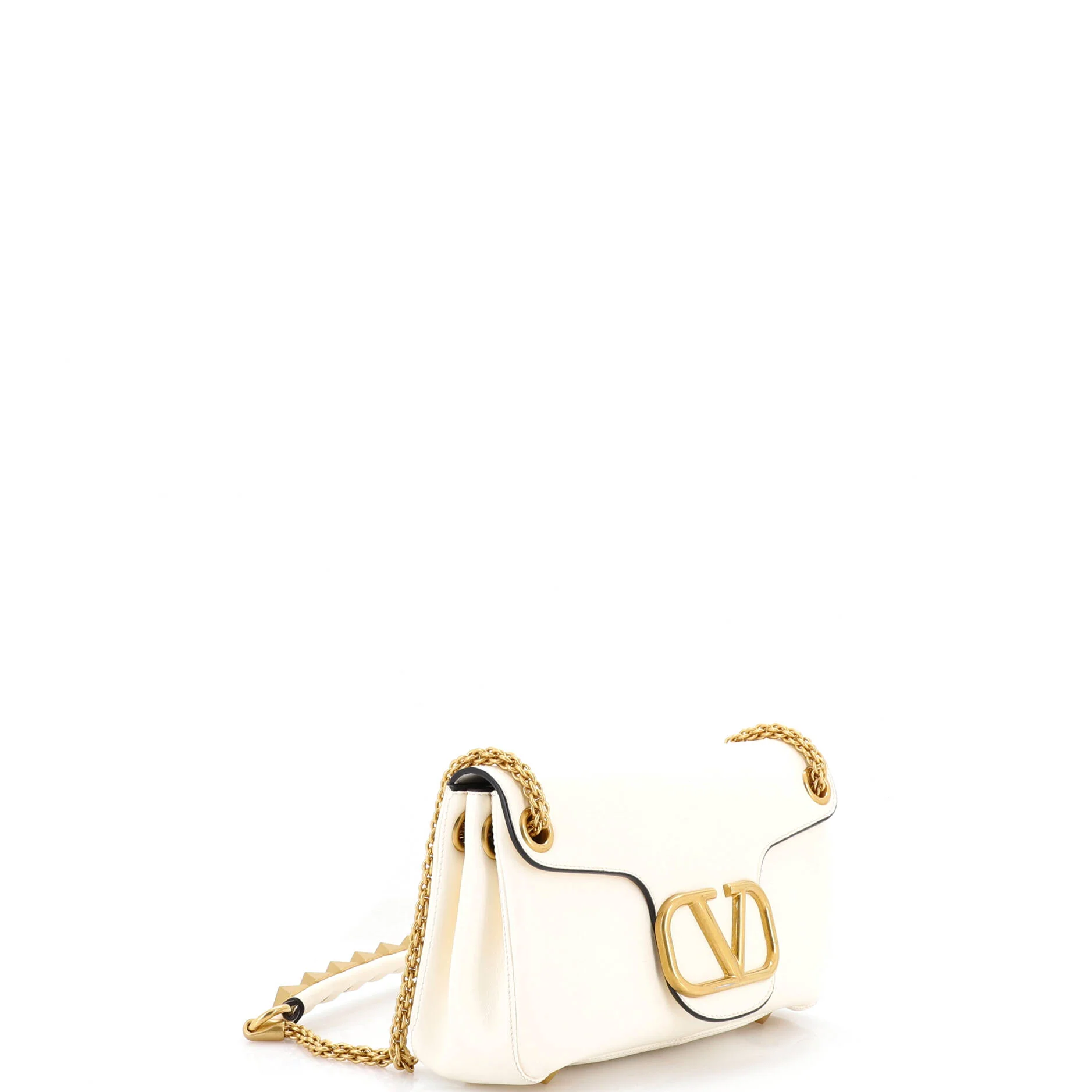 Stud Sign Shoulder Bag Leather - Image 2