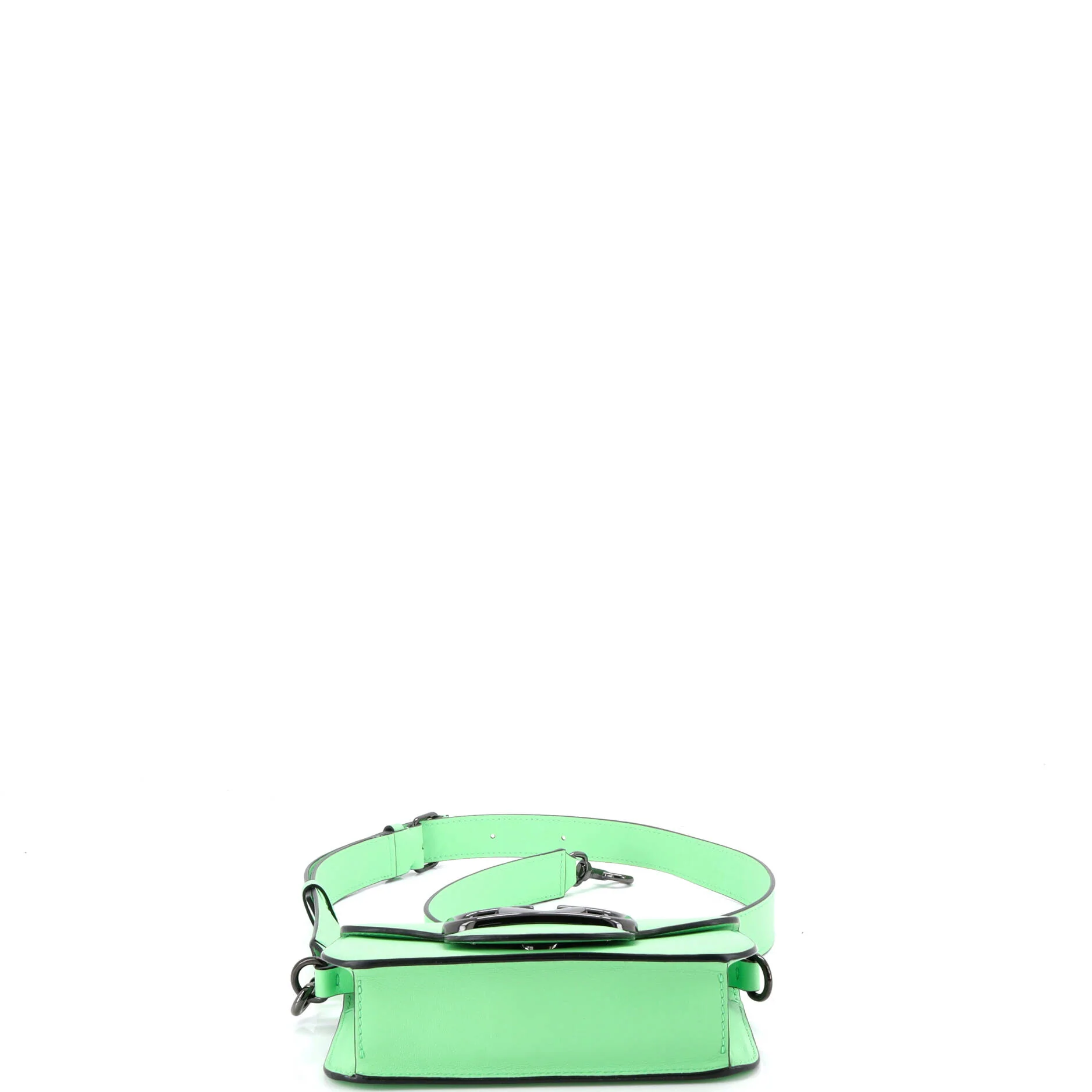 VLogo Flap Shoulder Bag Leather Mini - Image 4