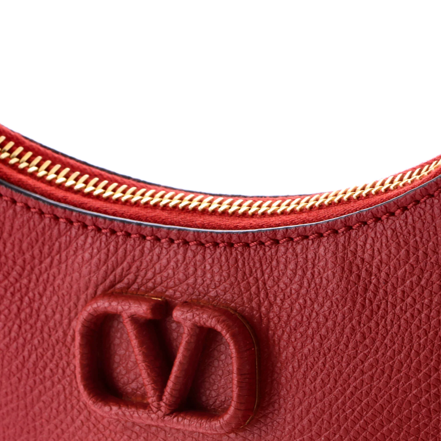 VLogo Hobo Leather Mini - Image 6