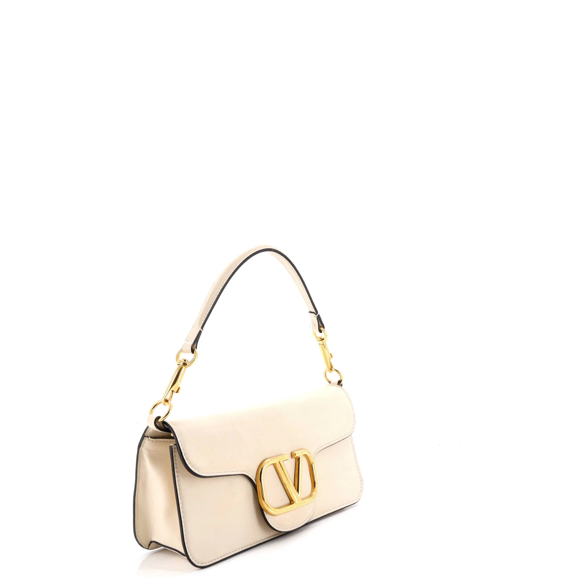 VLogo Loco Flap Shoulder Bag Leather Medium - Image 2