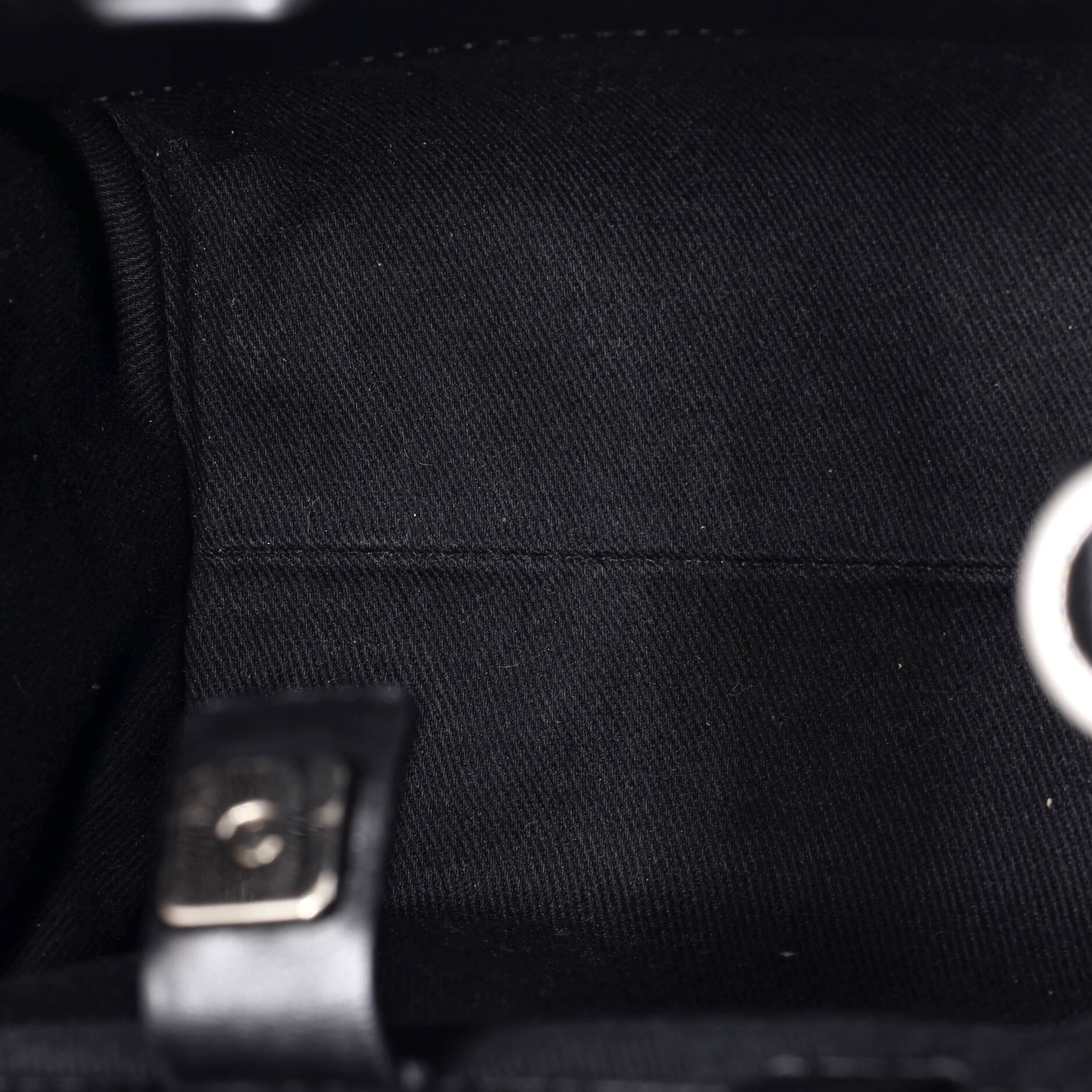 VLogo Signature Tote Bag Canvas and Leather Mini - Image 5