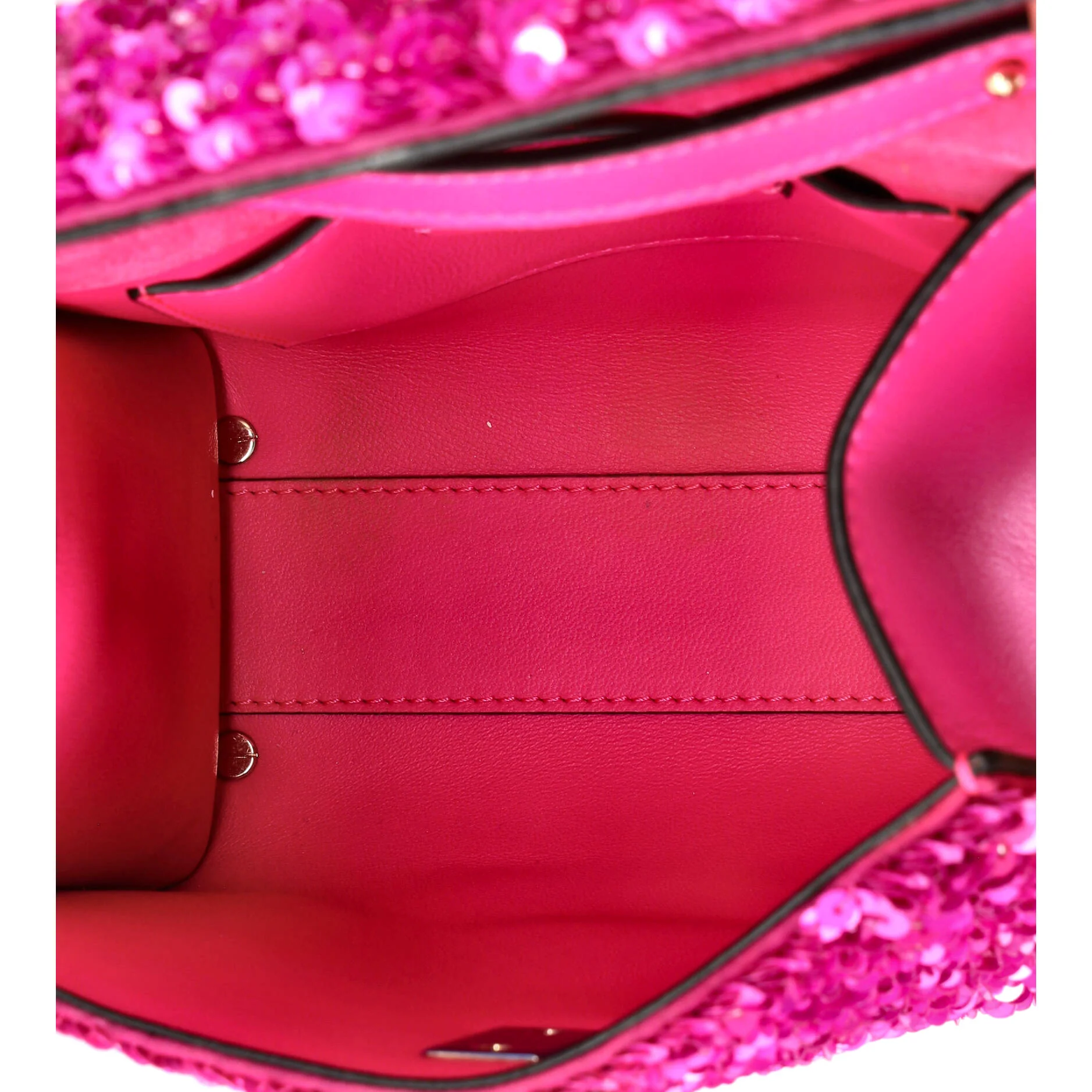 VSling Top Handle Bag Sequins Mini - Image 5